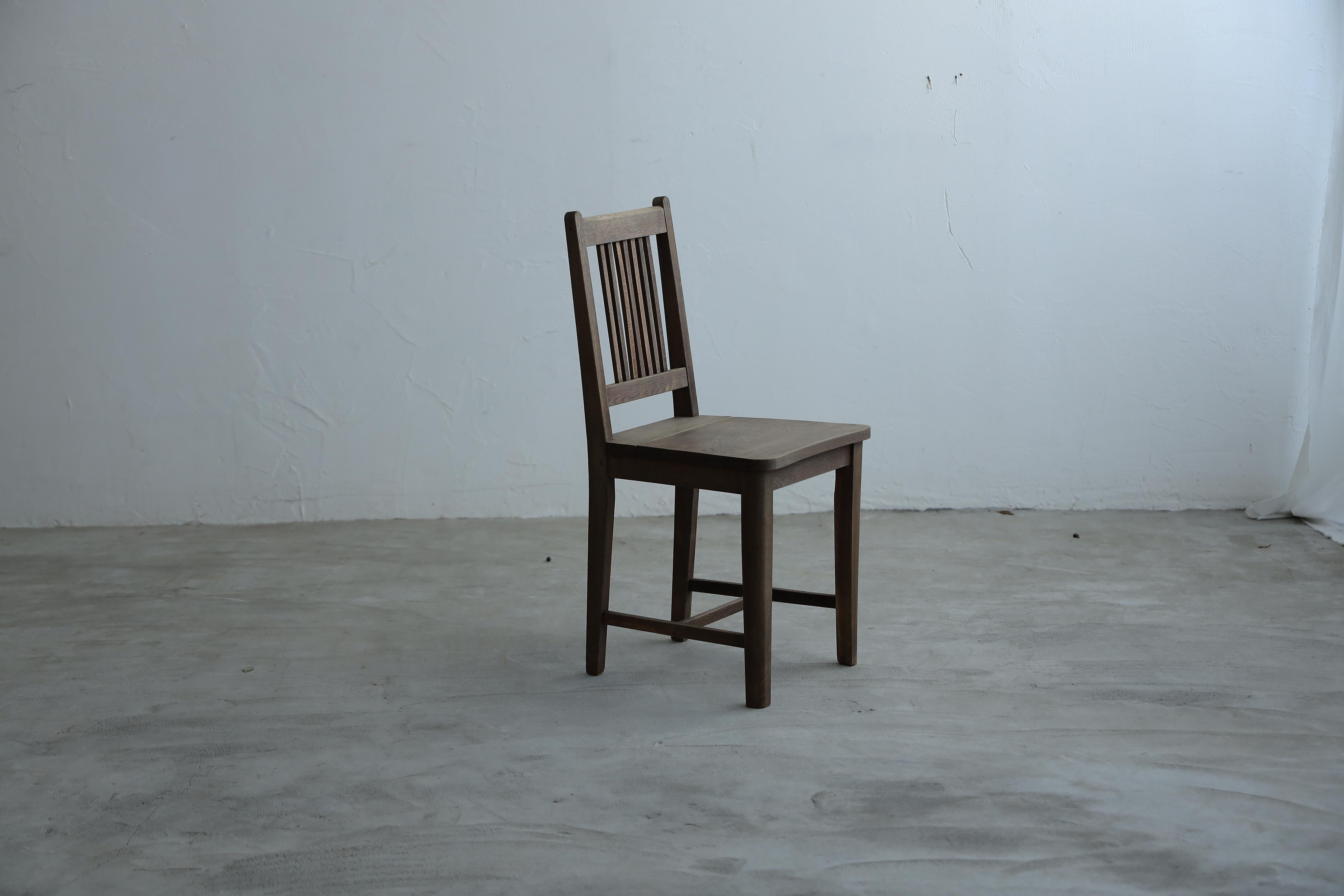 Intagliato a mano Sedie da pranzo antiche giapponesi, set di 2, sedia in legno primitiva, Wabi-Sabi in vendita