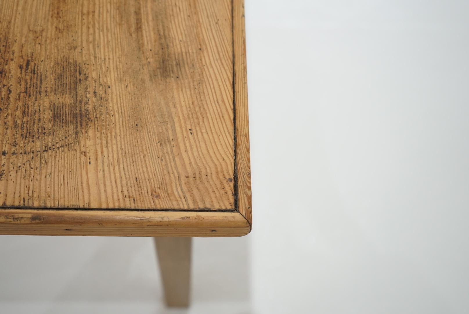 Japanese Antique Dining Table Primitive Japandi For Sale 2