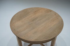 Japanese Antique Oak Dining Table, 1930s–1950s - Japandi Wabi-Sabi