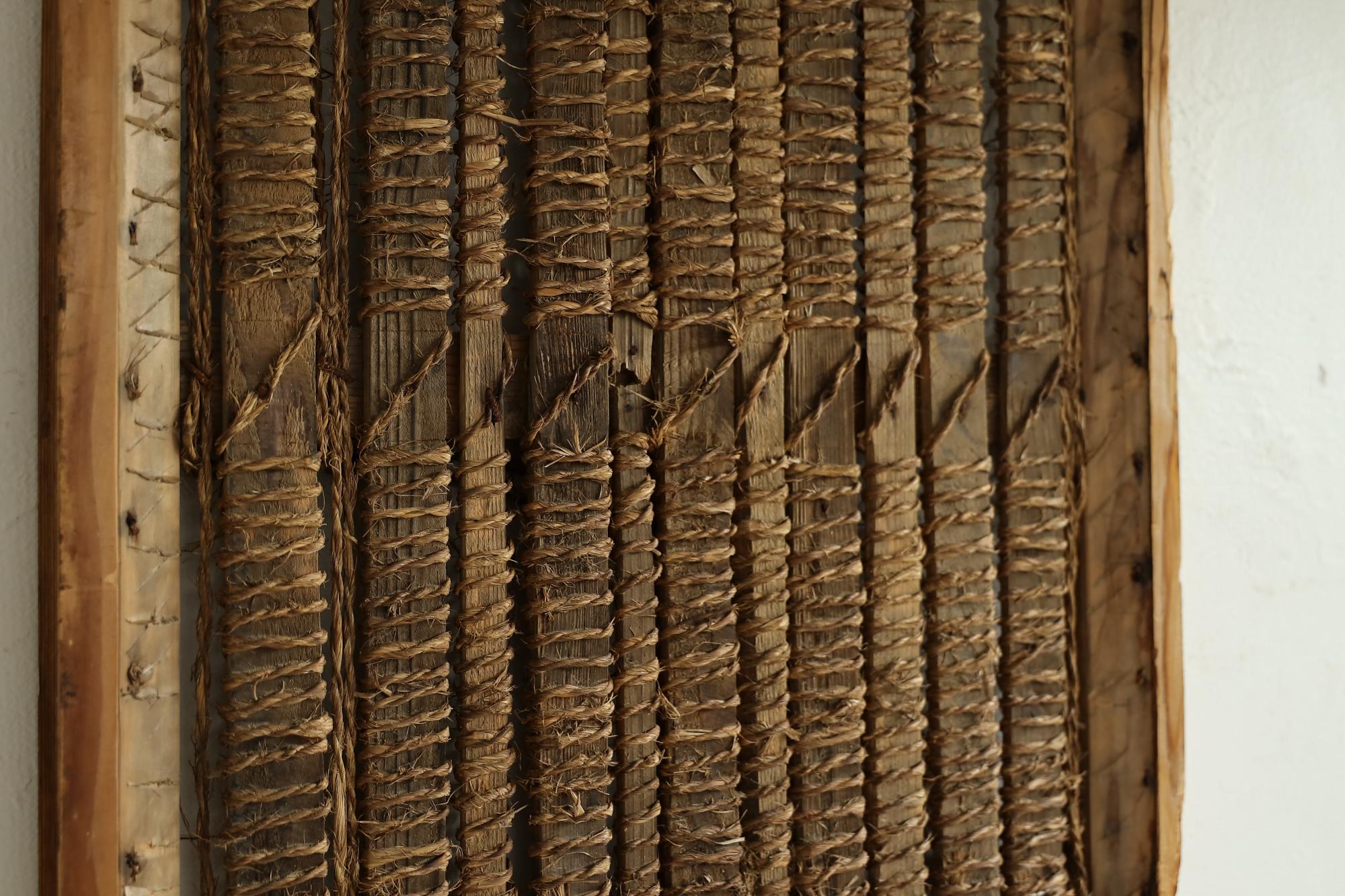 Meiji Porta antica giapponese, arte astratta Wabi Sabi, 1860-1900 in vendita