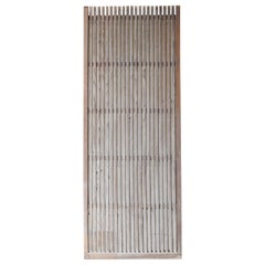 Japanese Antique Door Covered with Japanese Paper 1860s-1900s / Wall Decoration