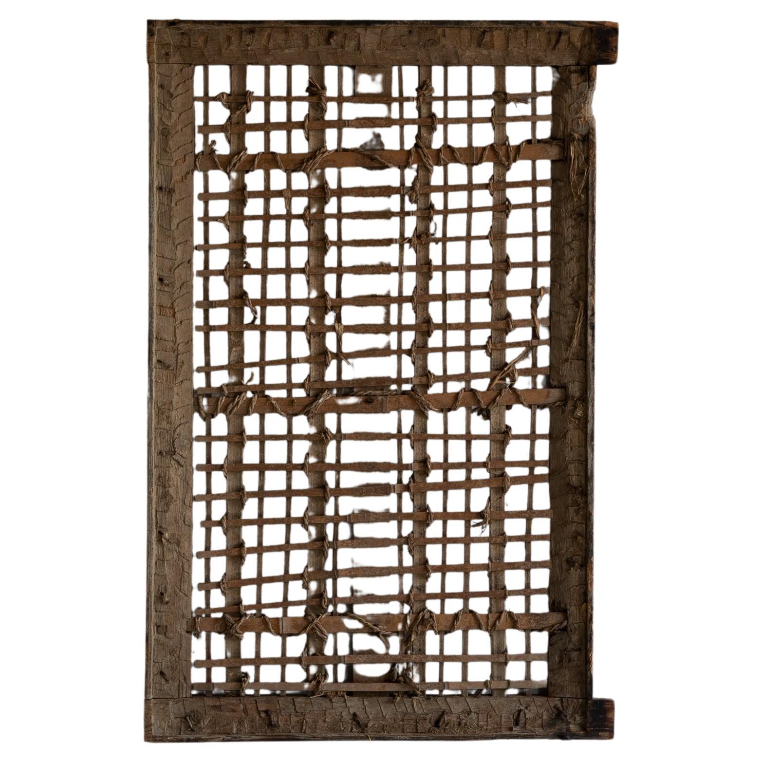 Japanese Antique Door "Wall Decoration" 1860s-1900s / Abstract Art Wabi Sabi For Sale
