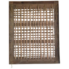 Japanese Antique Door "Wall Decoration" 1860s-1900s / Abstract Art Wabisabi