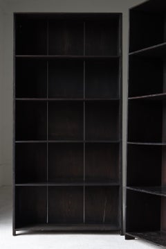 Japanese Antique Pair of Shelves 1900s-1940s / Bookshelf Wabi Sabi