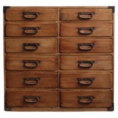 Japanese Antique Drawer 1860s-1900s ① / Sideboard Tansu Wabi Sabi