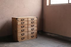 Japanese Antique Drawer 1860s-1900s ② / Sideboard Tansu Wabi Sabi