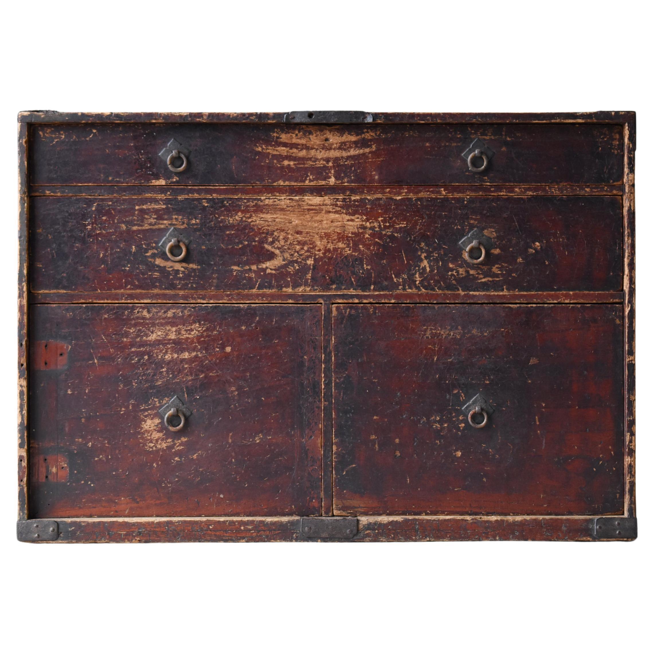 Antique Japanese Personal Merchant's Tansu Chest For Sale at 1stDibs