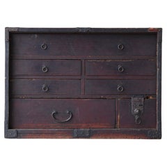 Japanese Antique Drawer 1860s-1900s / Chests of Drawers Wabi Sabi Storage Tansu