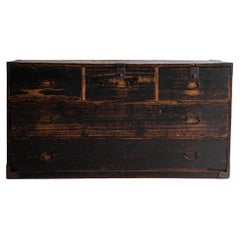 Japanese Antique Drawer 1860s-1900s / Storage Tansu Wabisabi