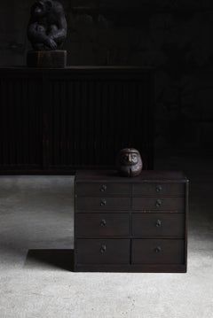 Tiroir japonais ancien 1860s-1900s / Tansu Storage Wabisabi