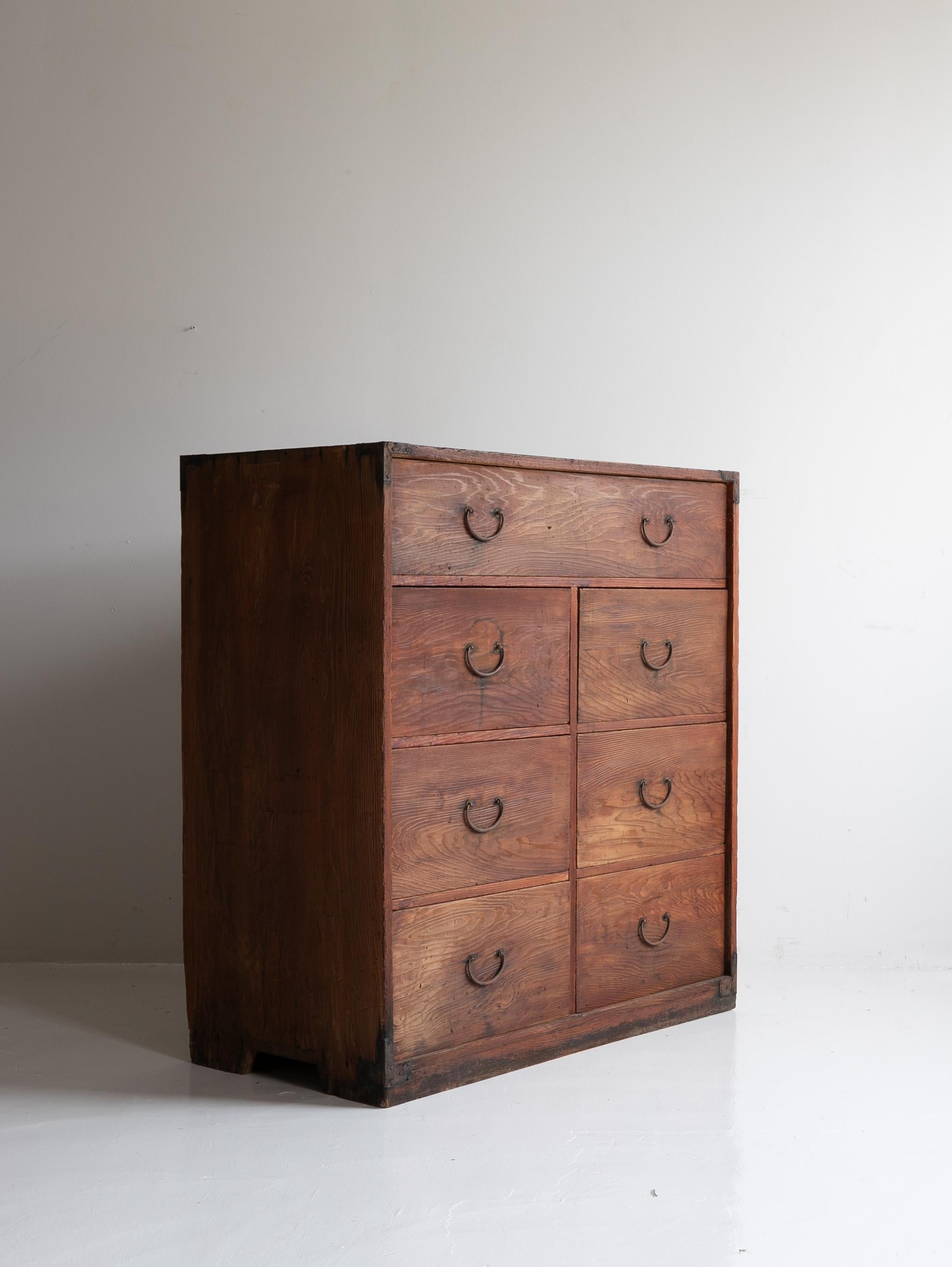 Japanese Antique Drawer 1860s-1920s / Sideboard Wabi Sabi en vente 2