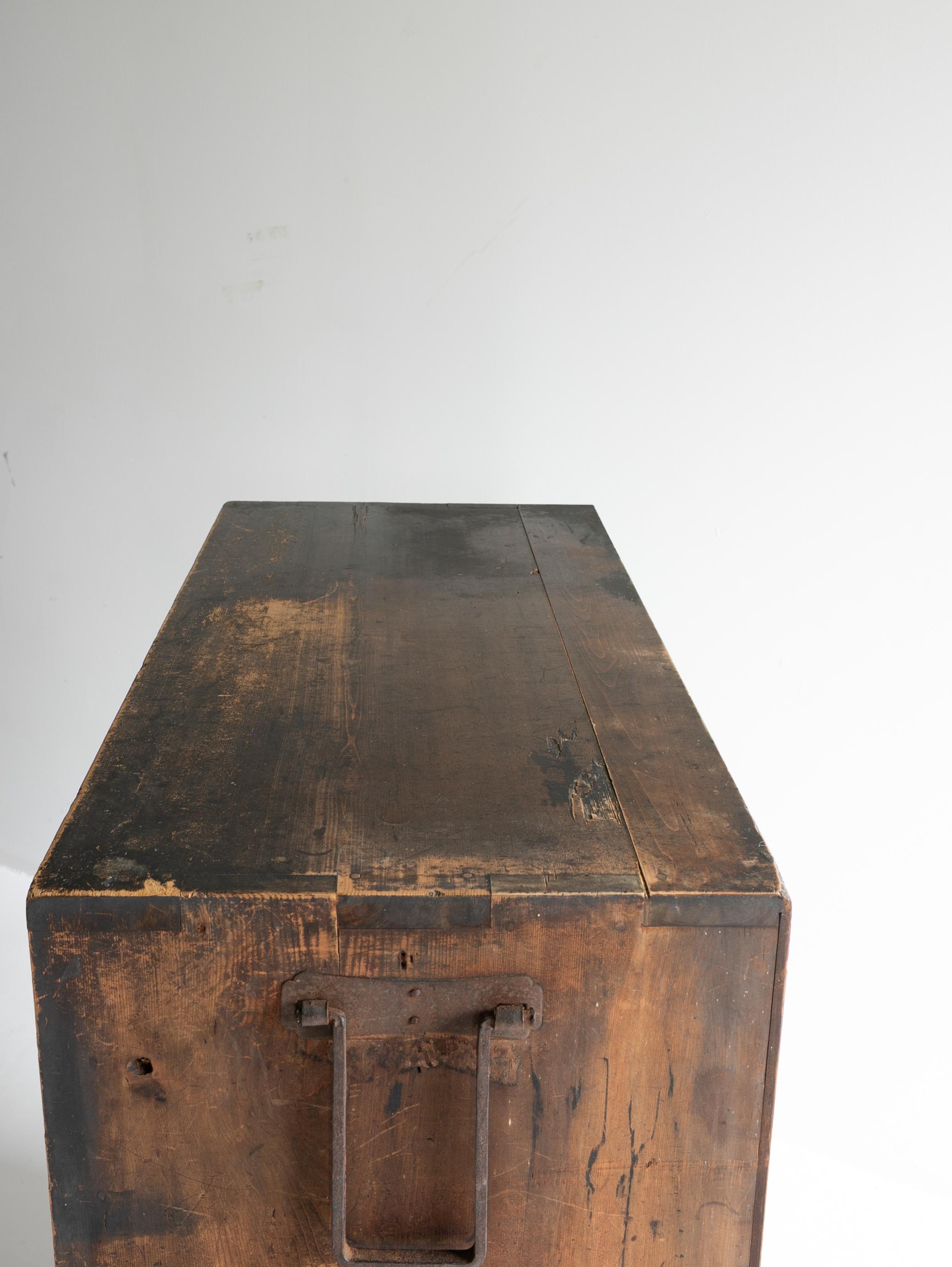 Japanese Antique Drawer 1860s-1920s / Sideboard Wabi Sabi en venta 5