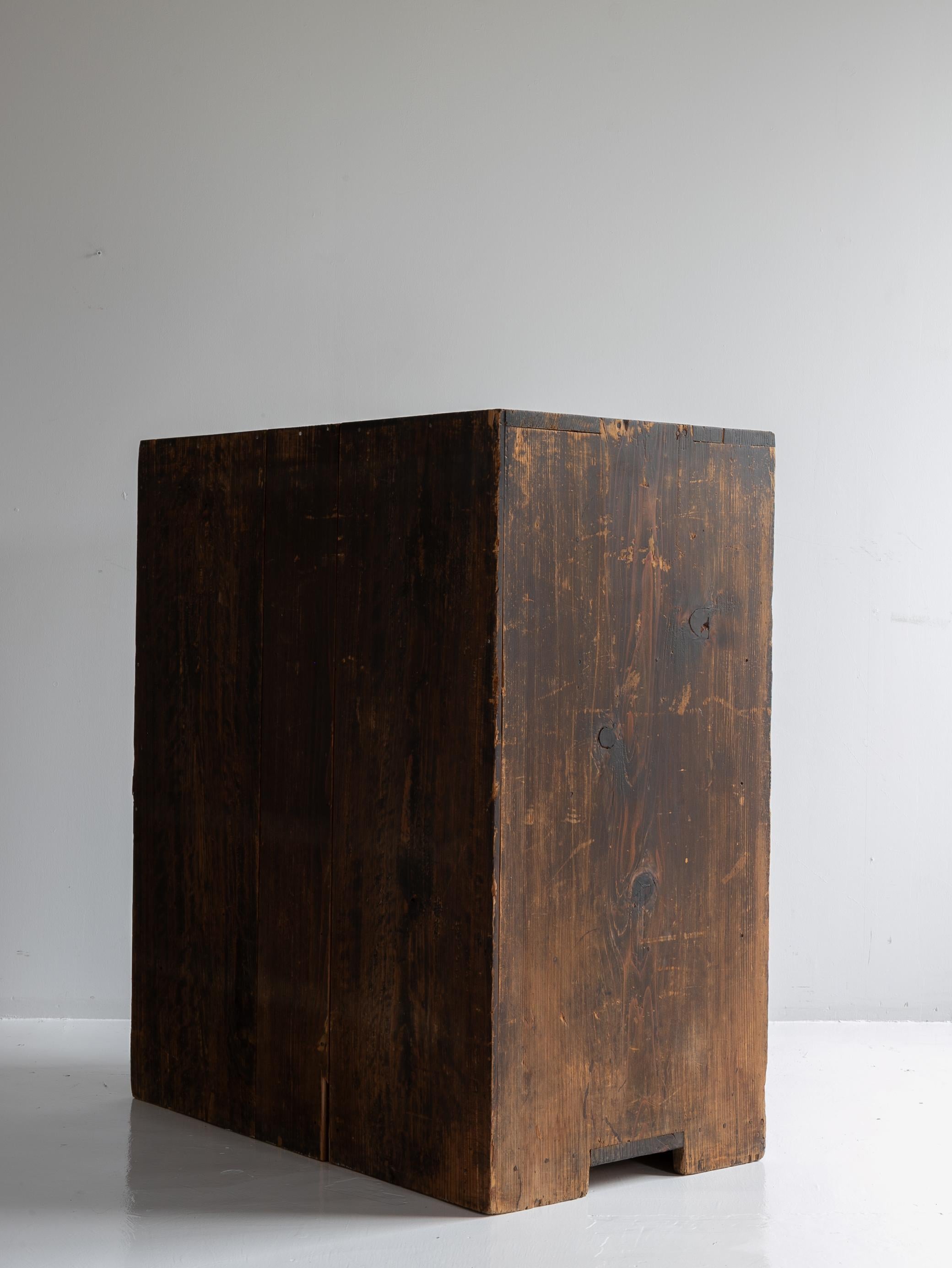 Japanese Antique Drawer 1860s-1920s / Sideboard Wabi Sabi For Sale 8