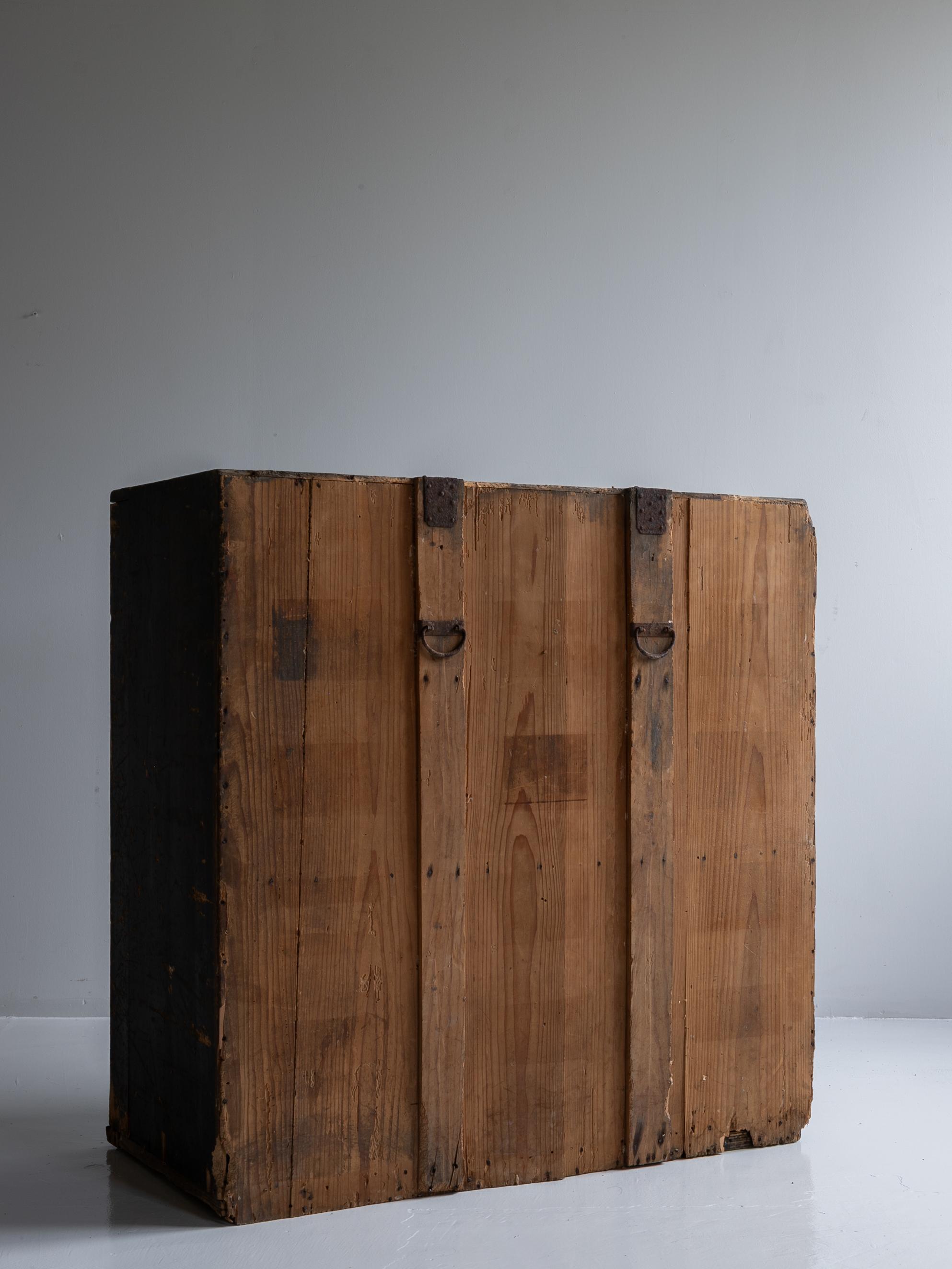 Japanese Antique Drawer 1860s-1920s / Sideboard Wabi Sabi For Sale 8