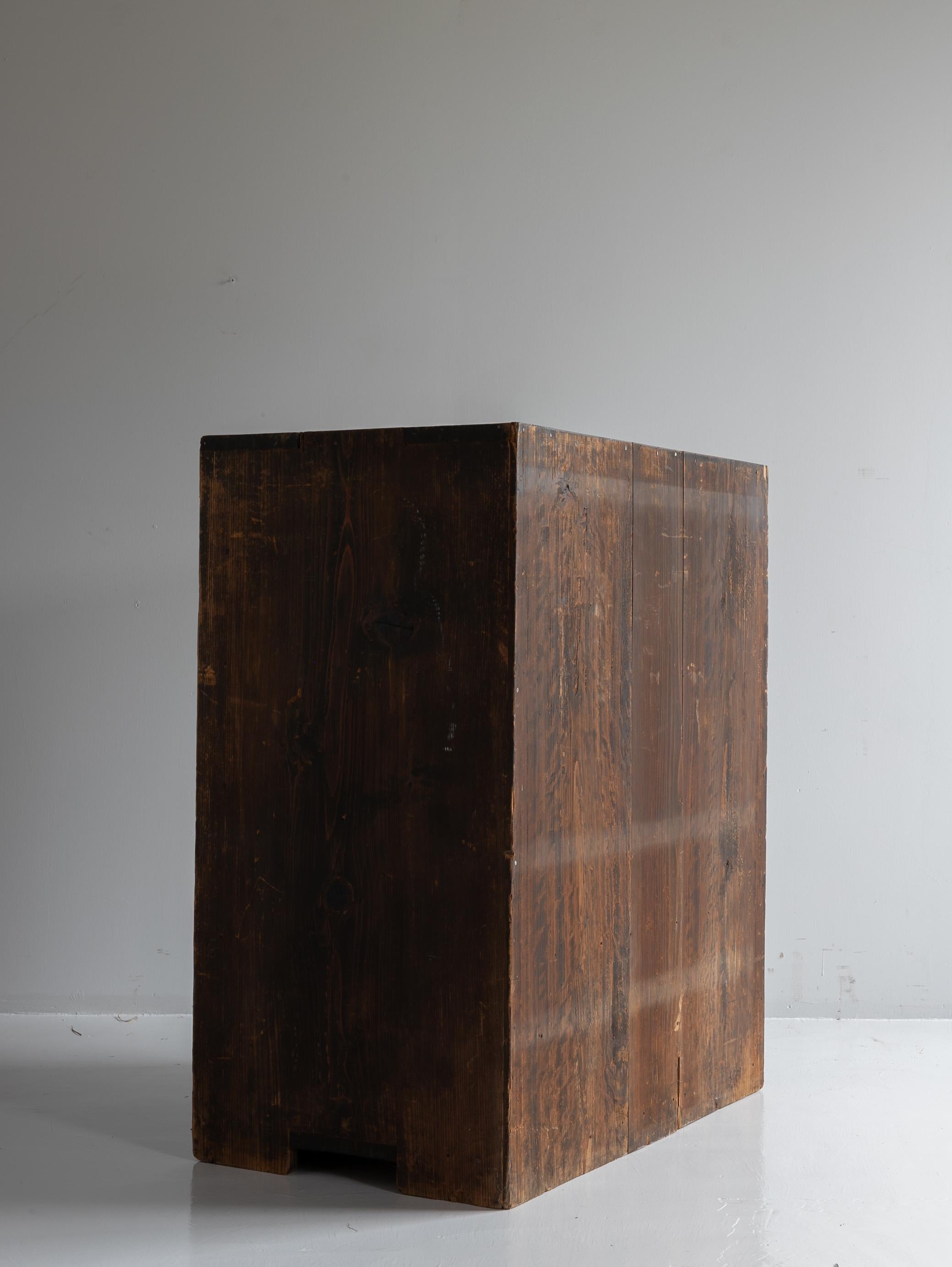 Japanese Antique Drawer 1860s-1920s / Sideboard Wabi Sabi For Sale 9