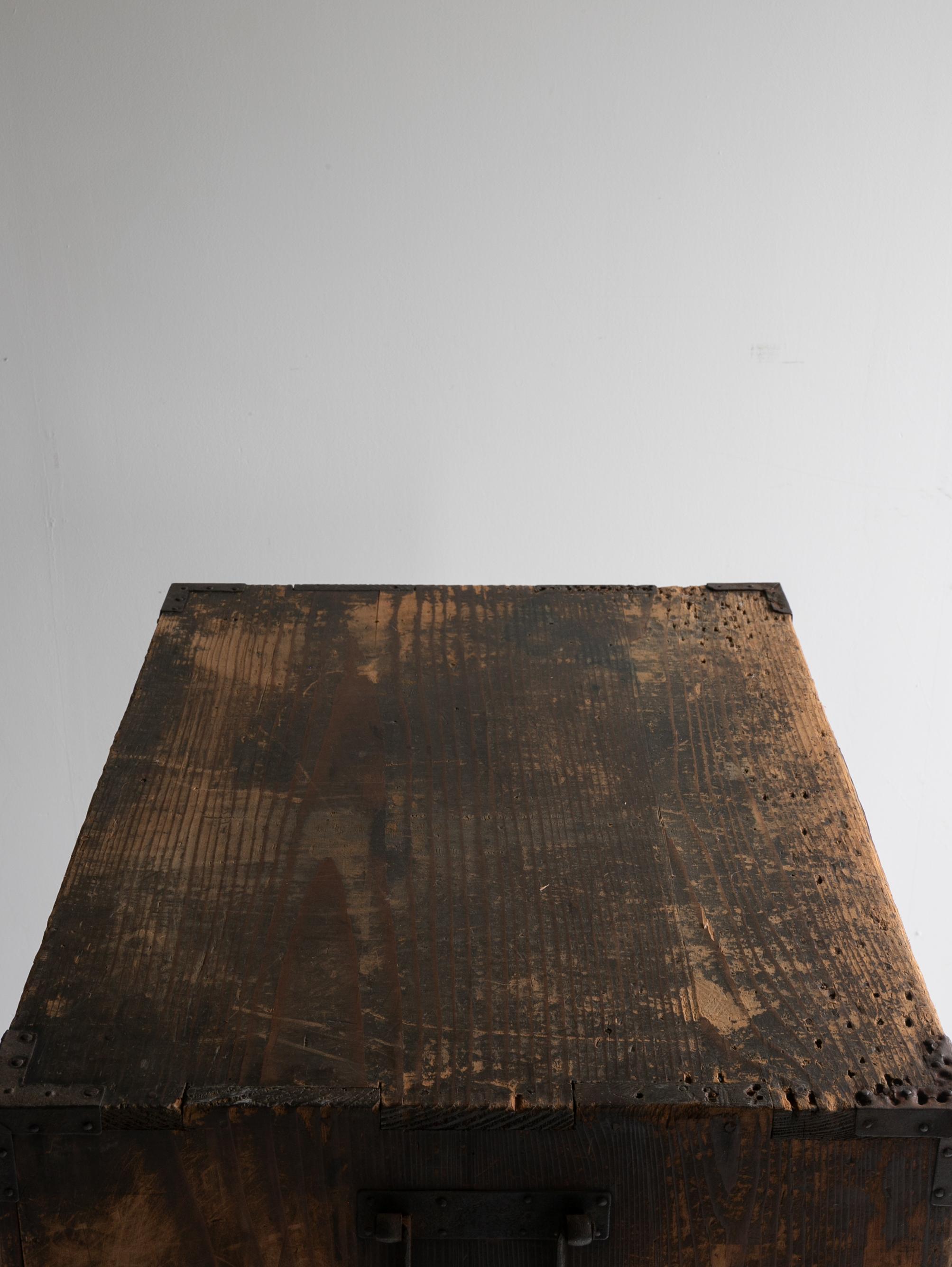 Japanese Antique Drawer 1860s-1920s / Sideboard Wabi Sabi For Sale 11