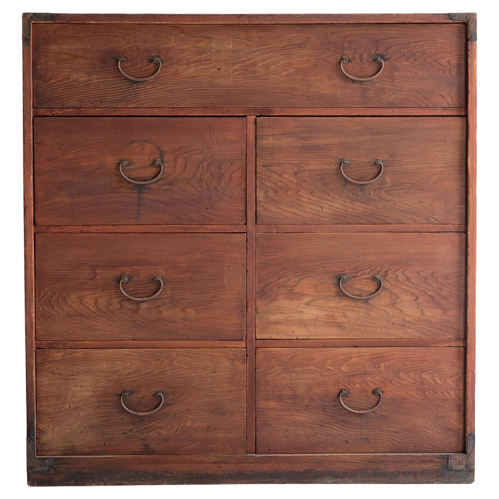 Japanese Antique Drawer 1860s-1920s / Sideboard Wabi Sabi