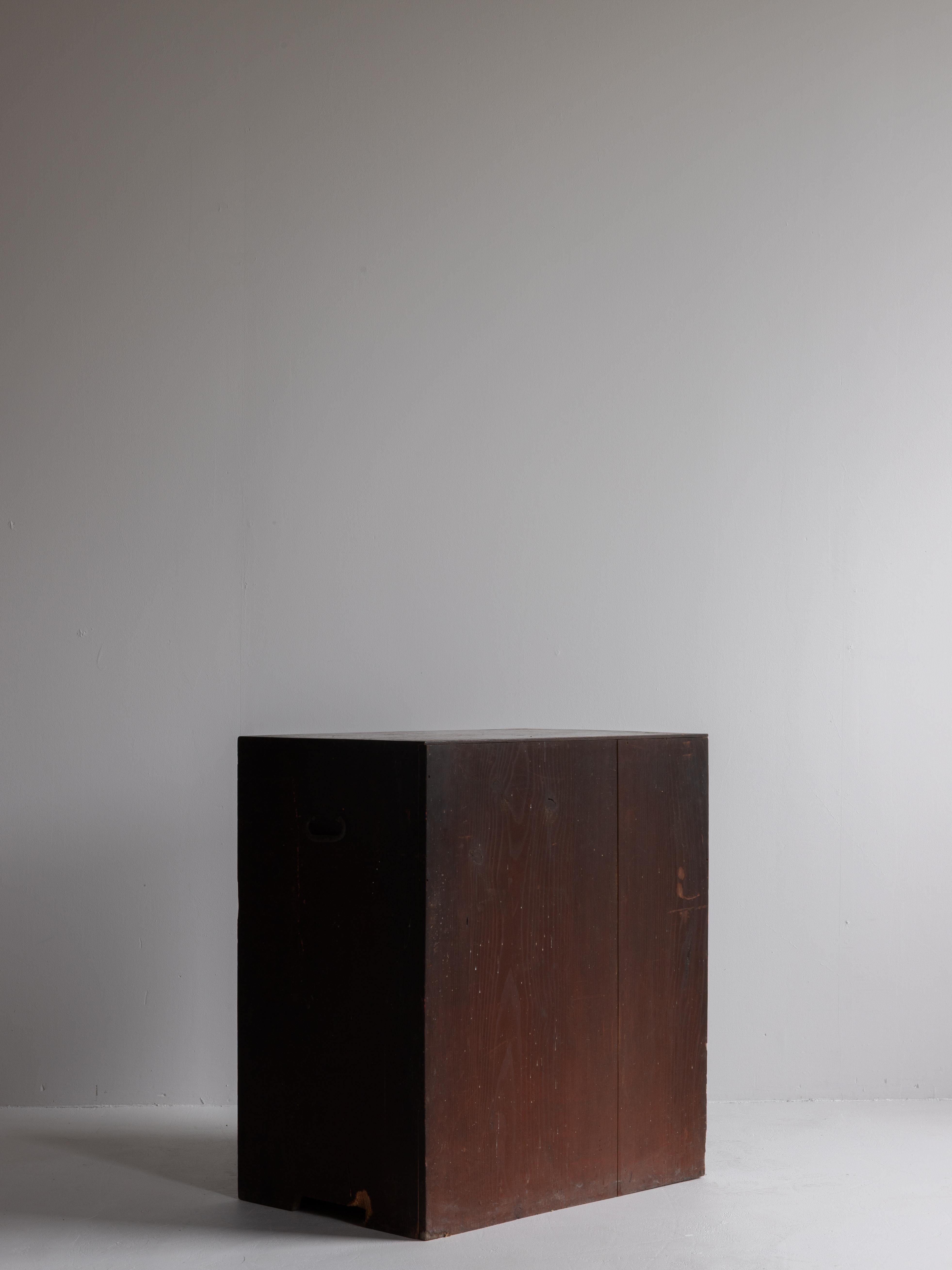 Cassetto antico giapponese 1860-1920 / Tansu Wabi Sabi in vendita 4