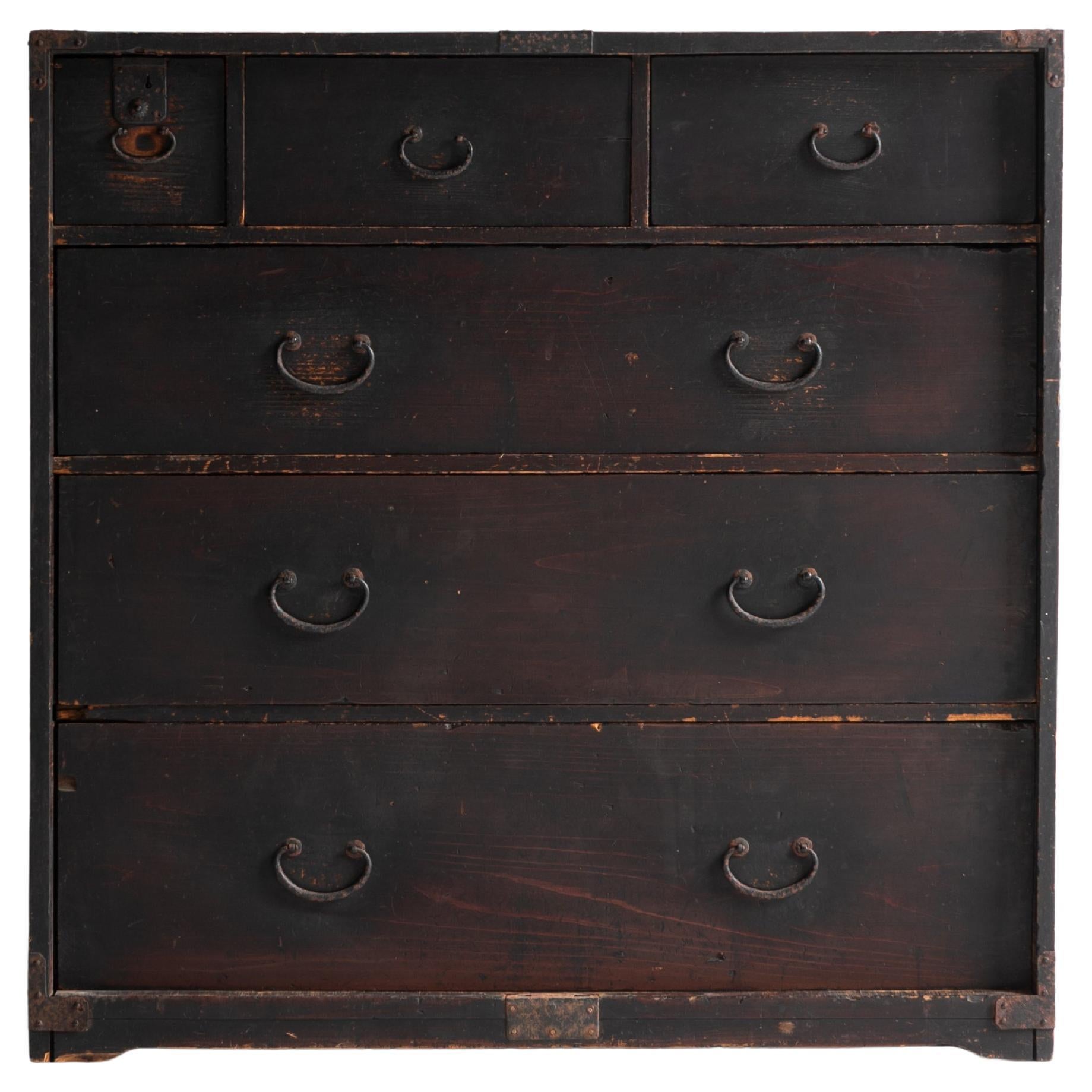 Japanese Antique Drawer 1860s-1920s / Tansu Wabi Sabi