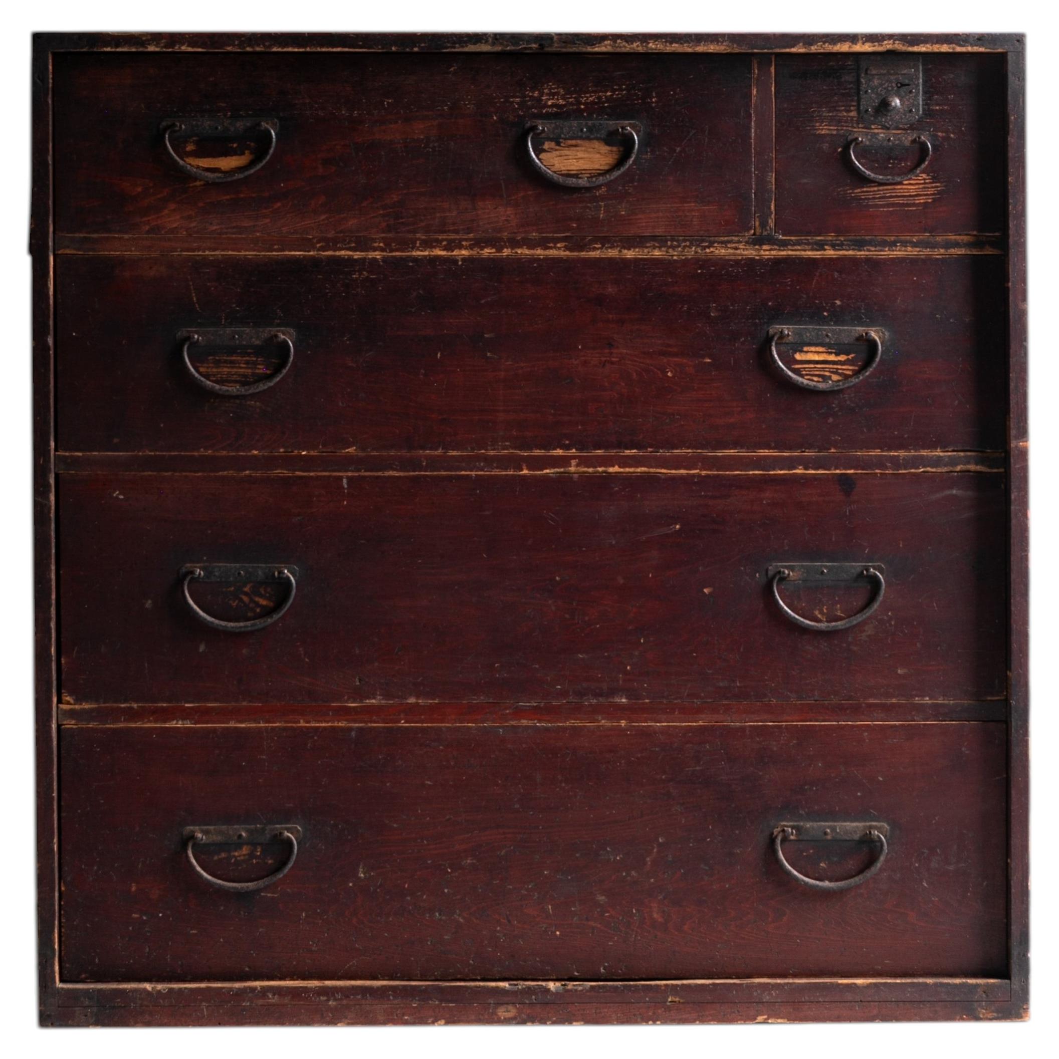 Japanese Antique Drawer 1860s-1920s / Tansu Wabi Sabi