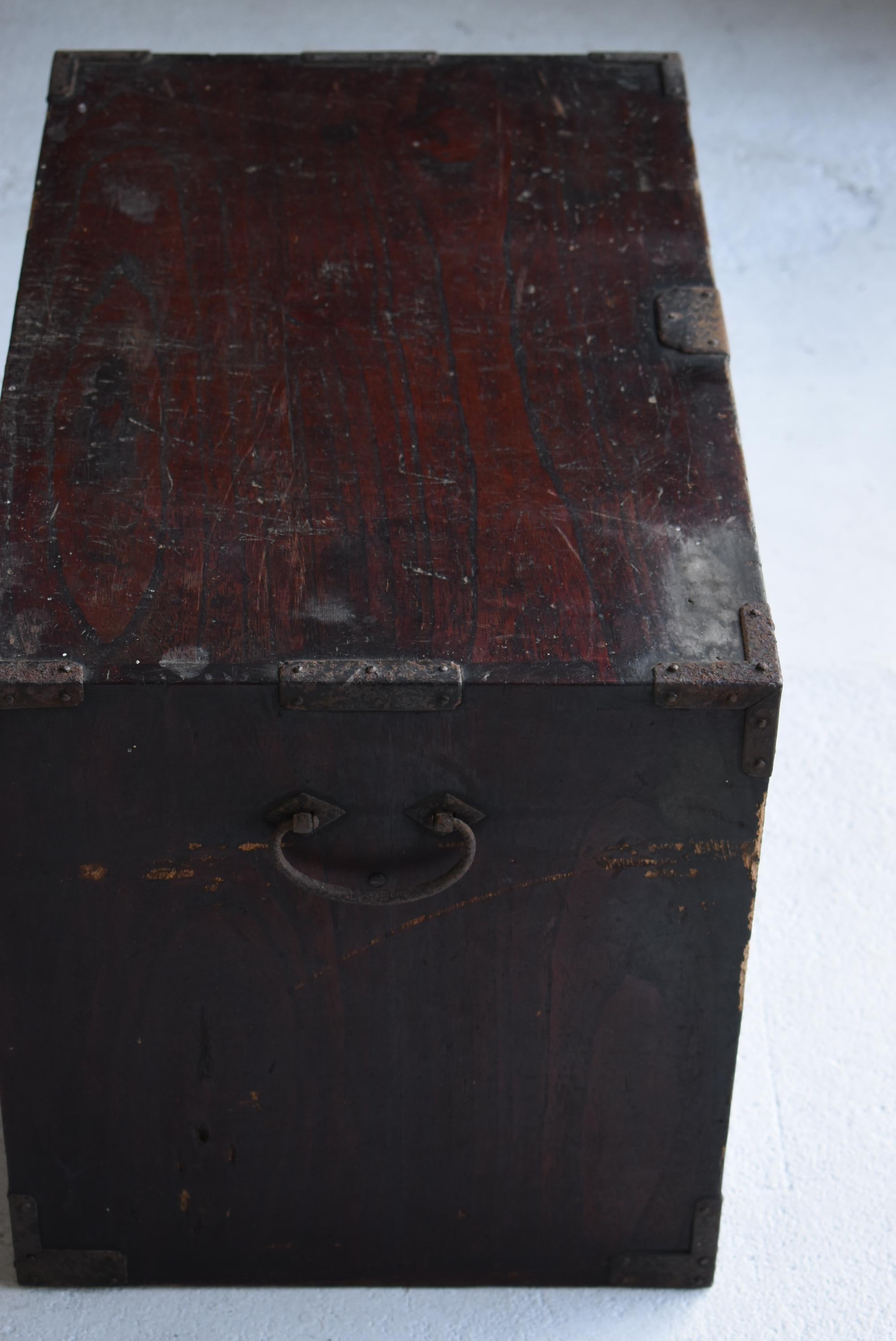Antike japanische Schublade 1860er-1920er Jahre / Tansu Wabisabi 6