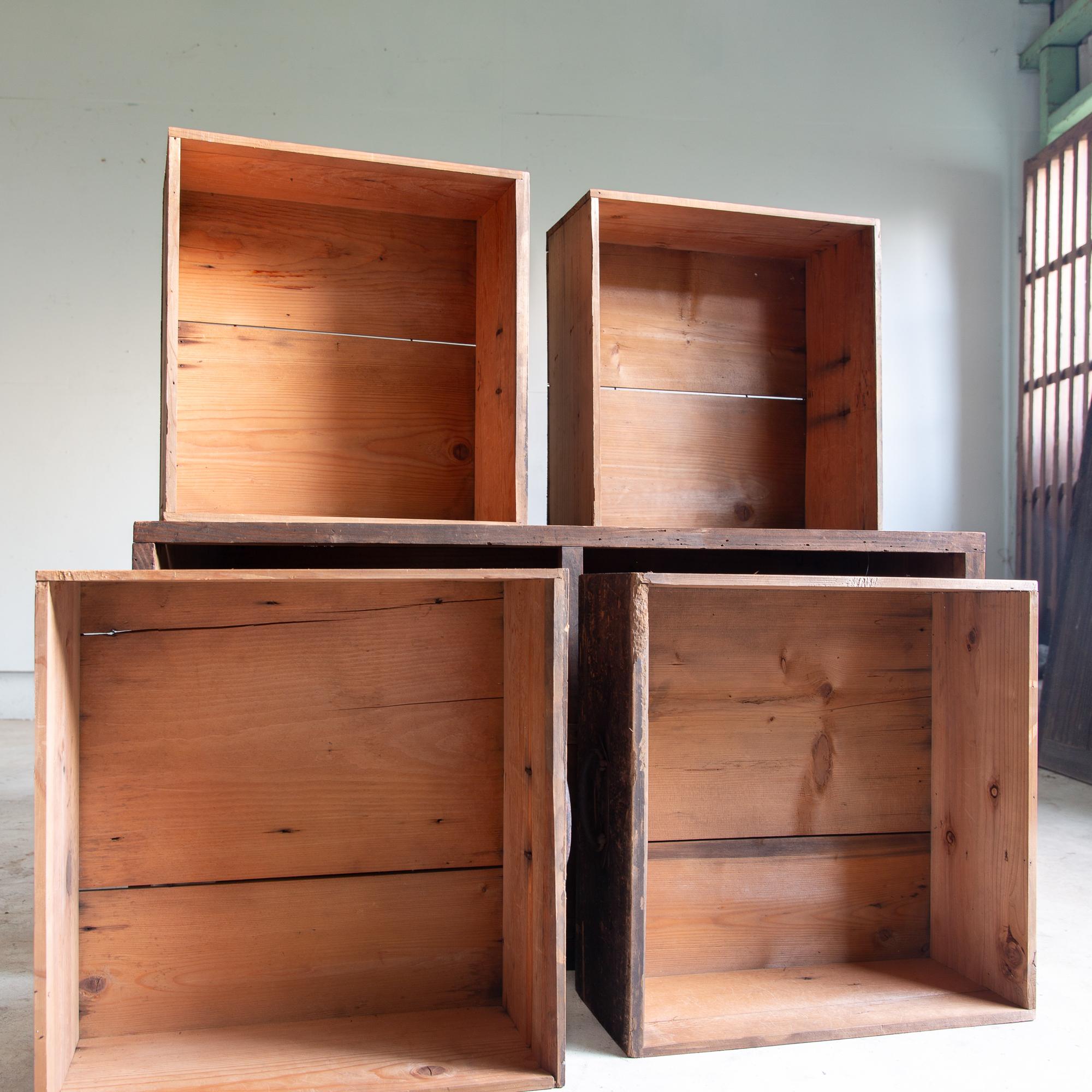 Cassettiera giapponese antica e rustica wabi sabi mid tansu degli anni 1860-1920 in vendita 6