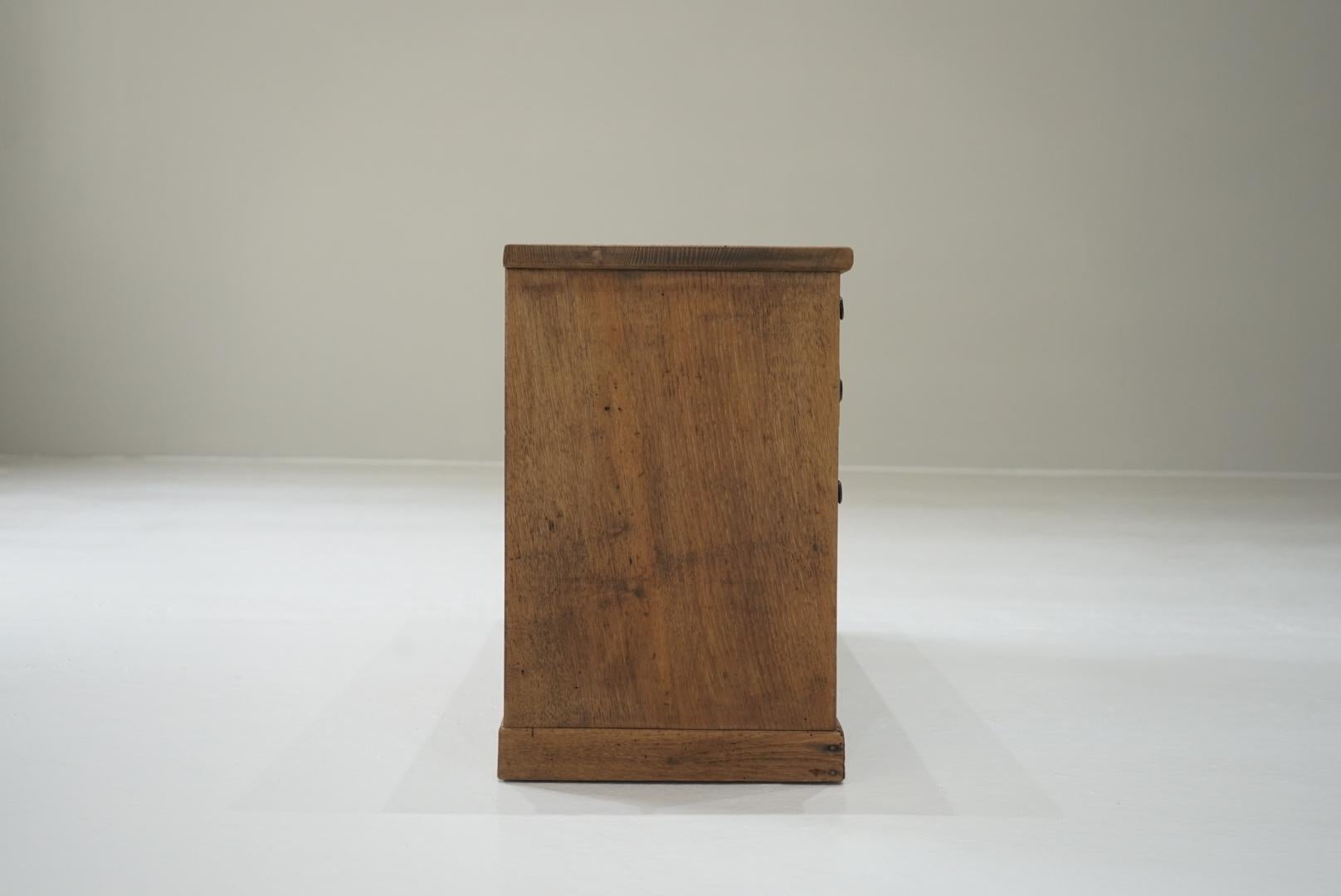 Cajonera Japonesa Antigua 1880s-1900s Estante Cajonera Wabi-Sabi en venta 7