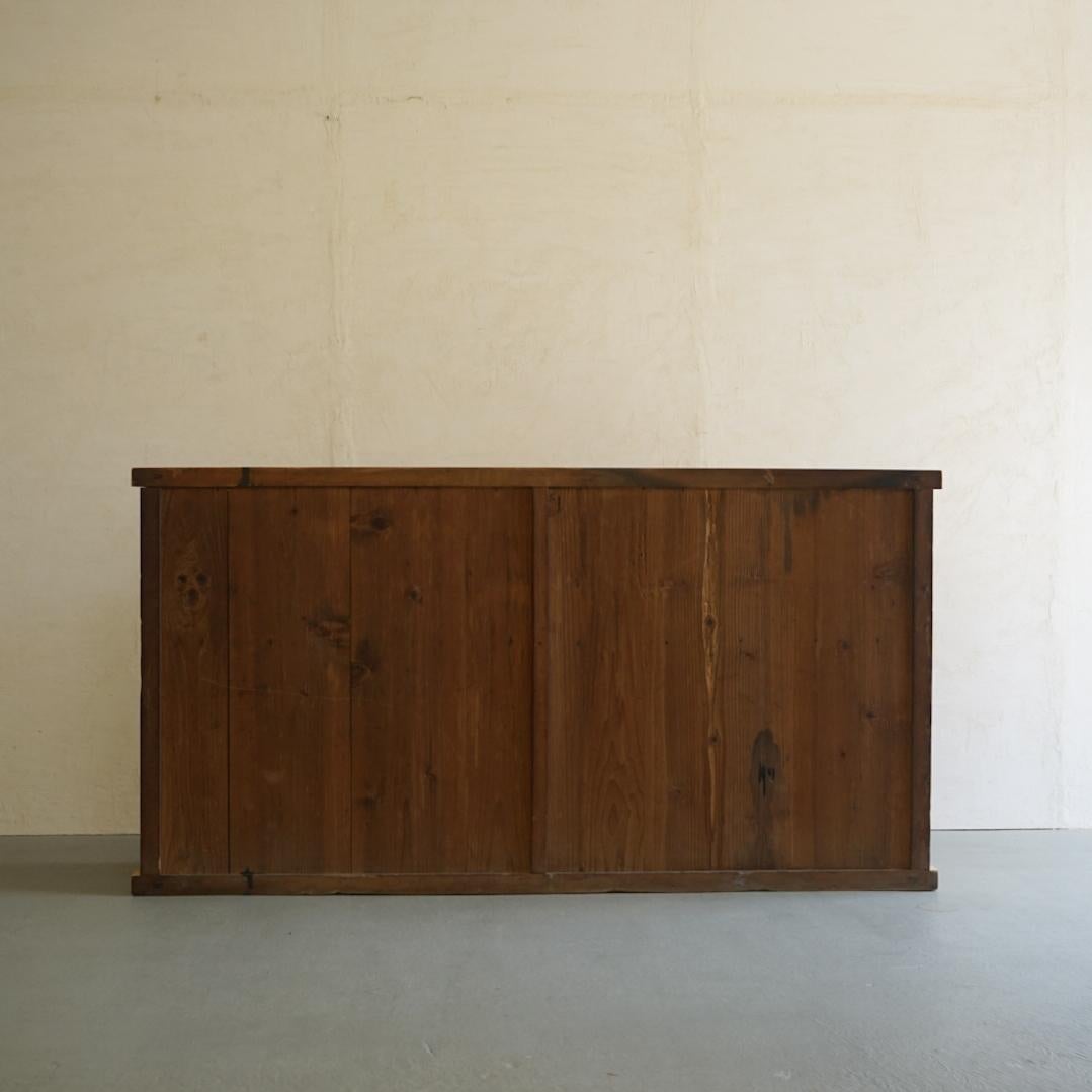Japanese Antique Drawer storage shelf 30 drawers 1910s-1930s Wabi-Sabi Japandi 3