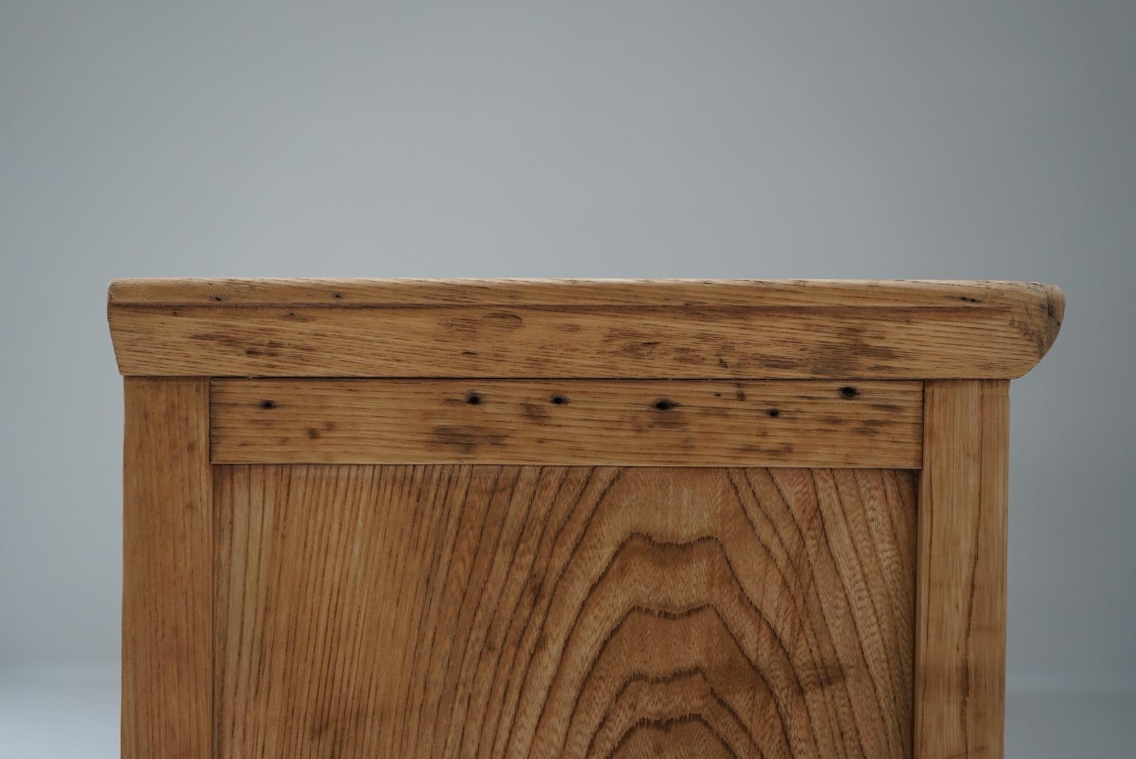 Japanese Antique Drawer storage shelf chest Japandi For Sale 11