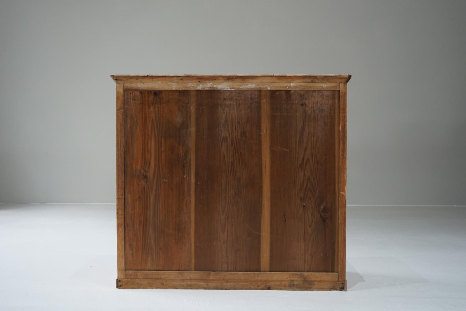 Japanese Antique Drawer storage shelf chest Japandi For Sale 12