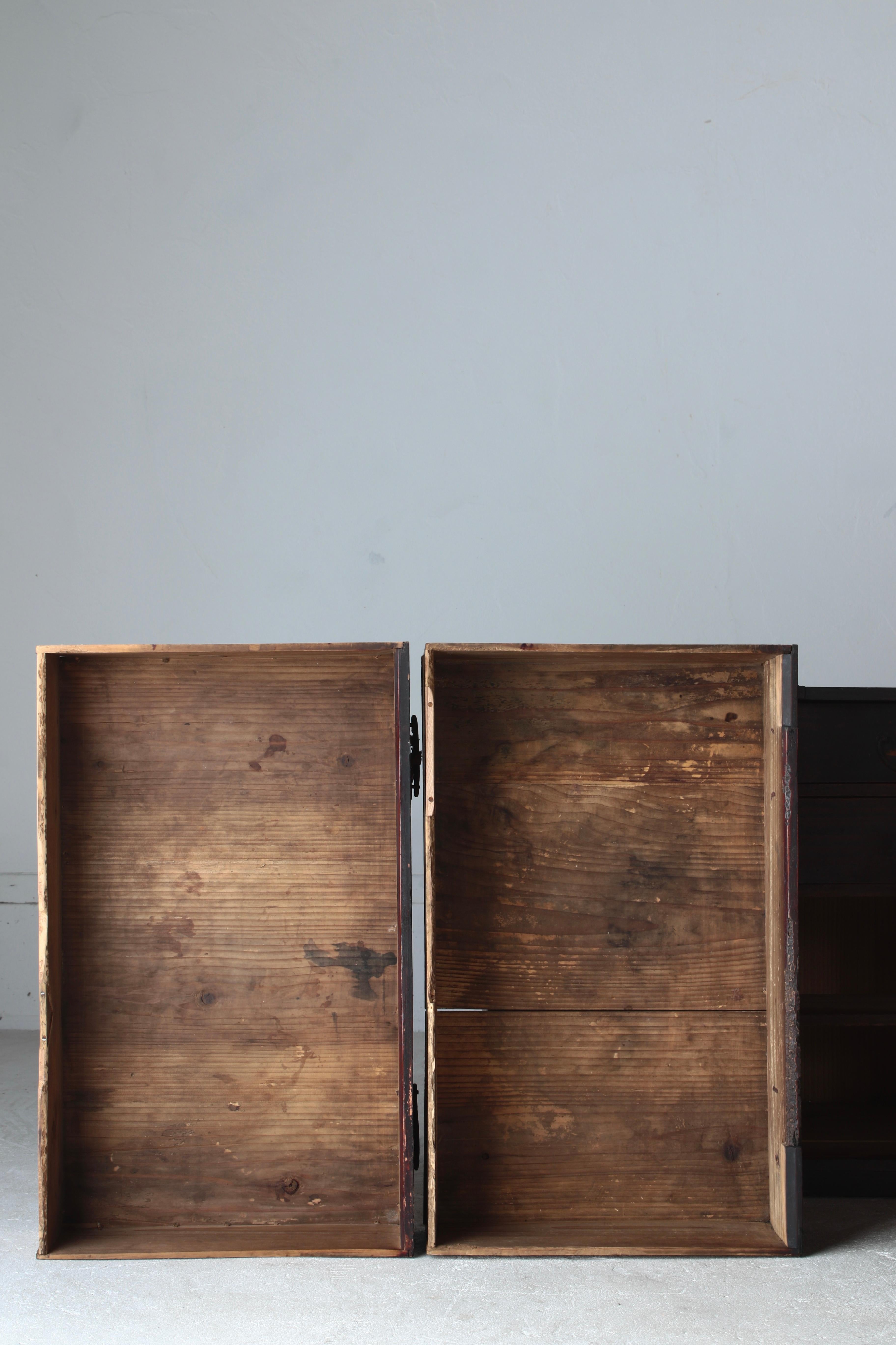 Japanese Antique Drawer / Storage Tansu / 1912s / Wabi-Sabi Mingei For Sale 3