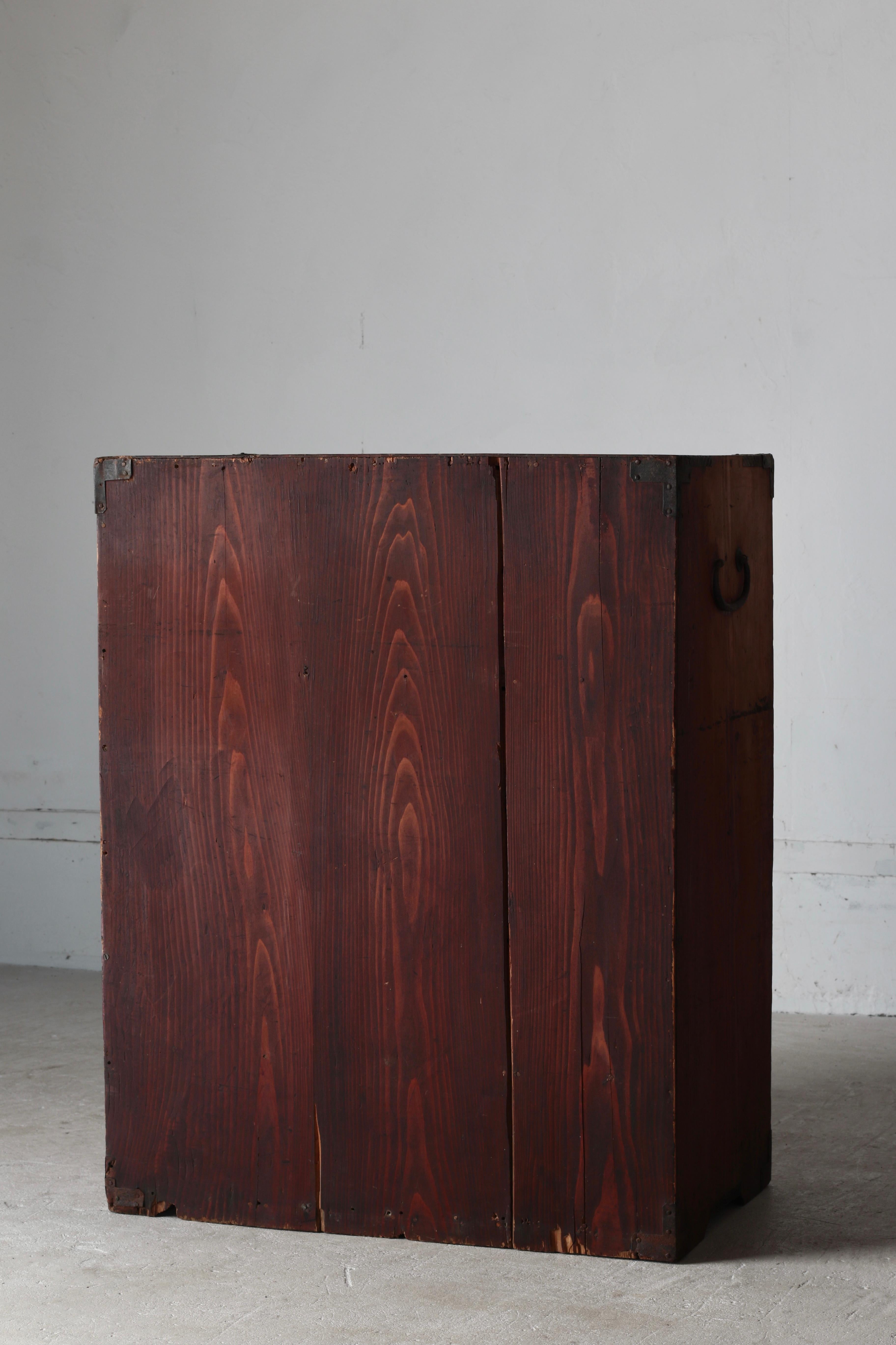 Japanese Antique Drawer / Tansu Storage / 1868-1912s / Wabi-Sabi Mingei For Sale 8