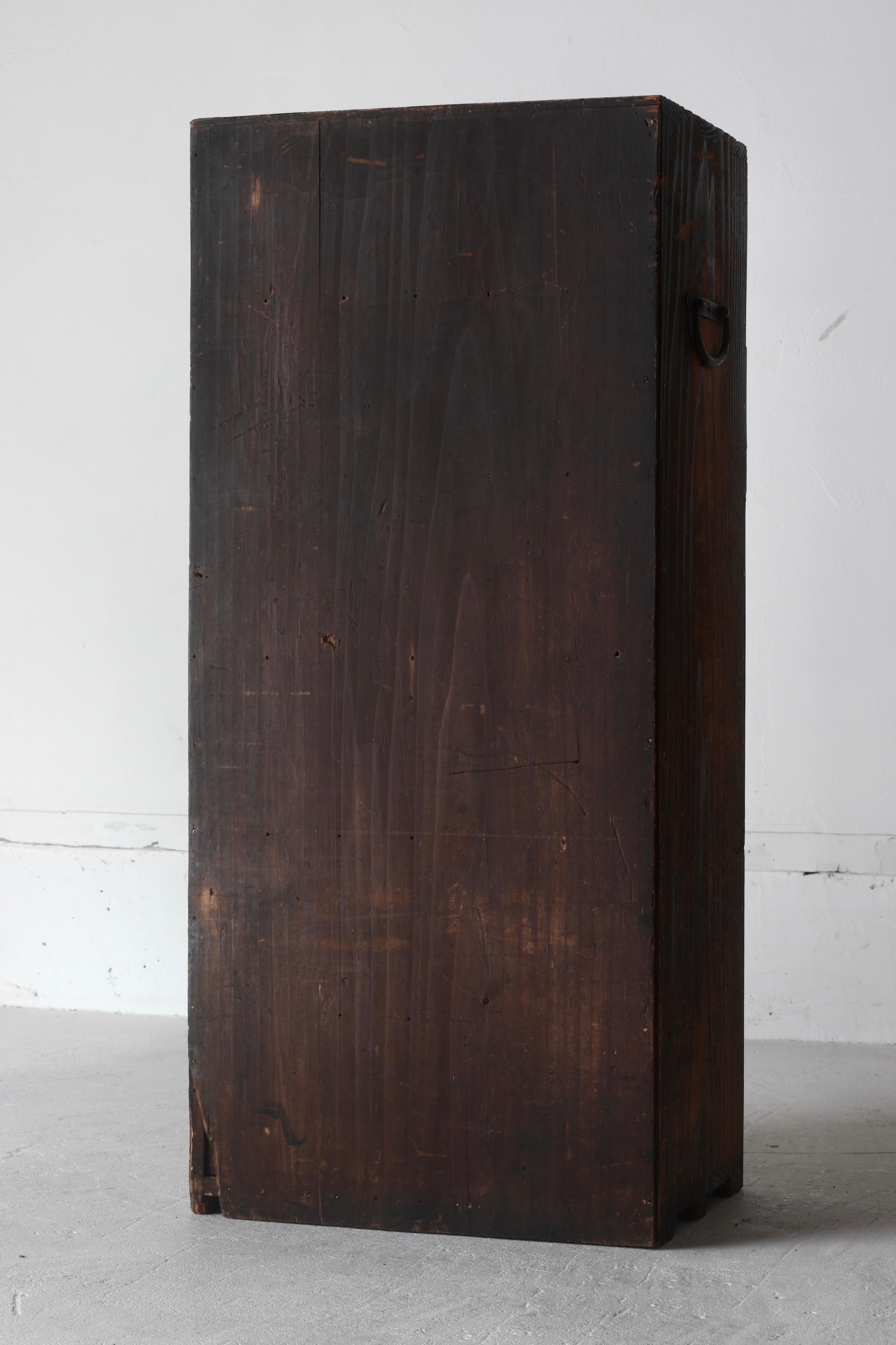 Antike japanische Schublade / Tansu-Aufbewahrung / Wabi-Sabi aus der Meiji-Periode im Angebot 1