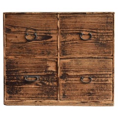 Japanese Antique Drawers / 1868-1930 Old Wabisa Drawers / tansu chest