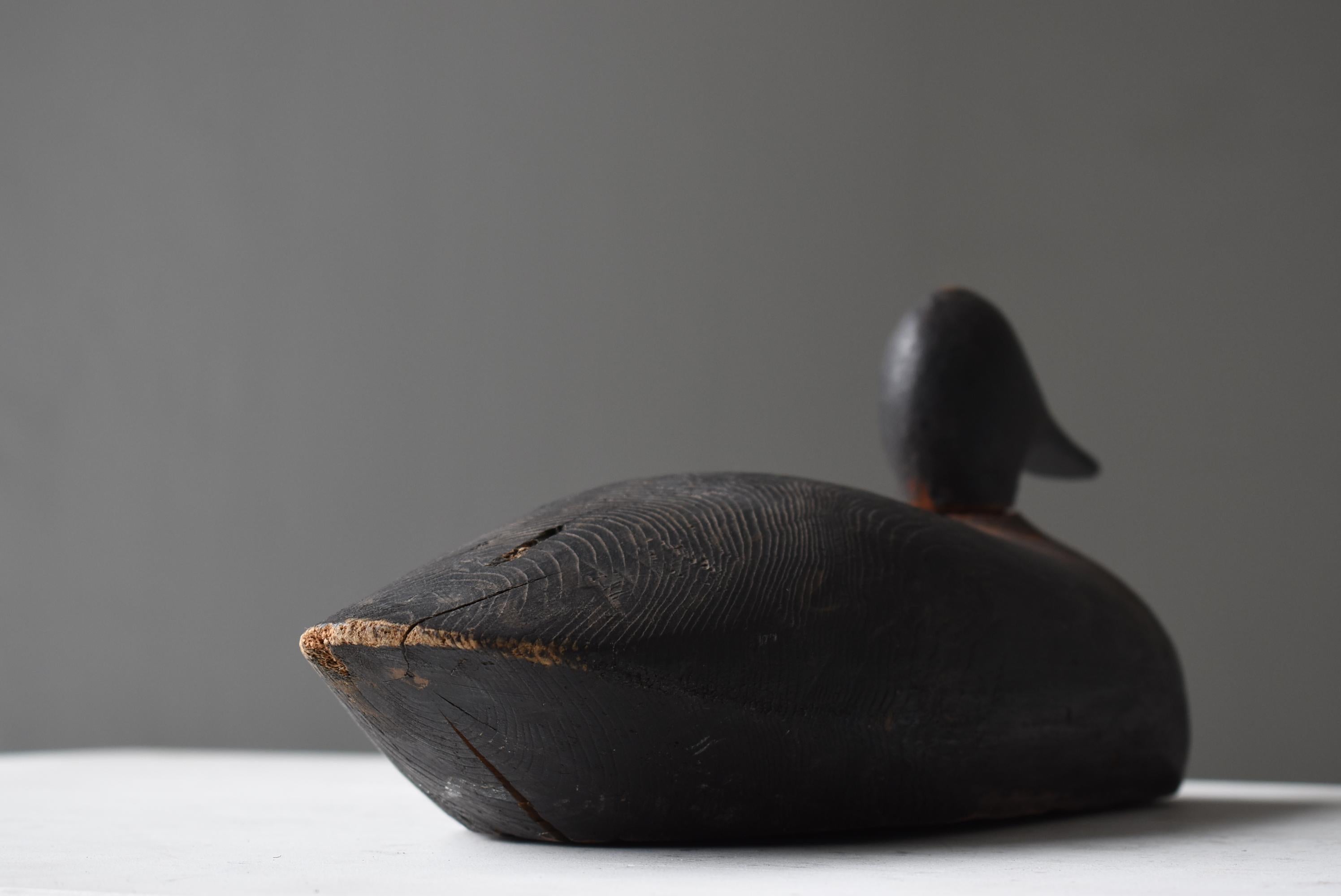 Décoyeur de canard japonaise des années 1920-1940/Objet de figurine Wabisabi en vente 3