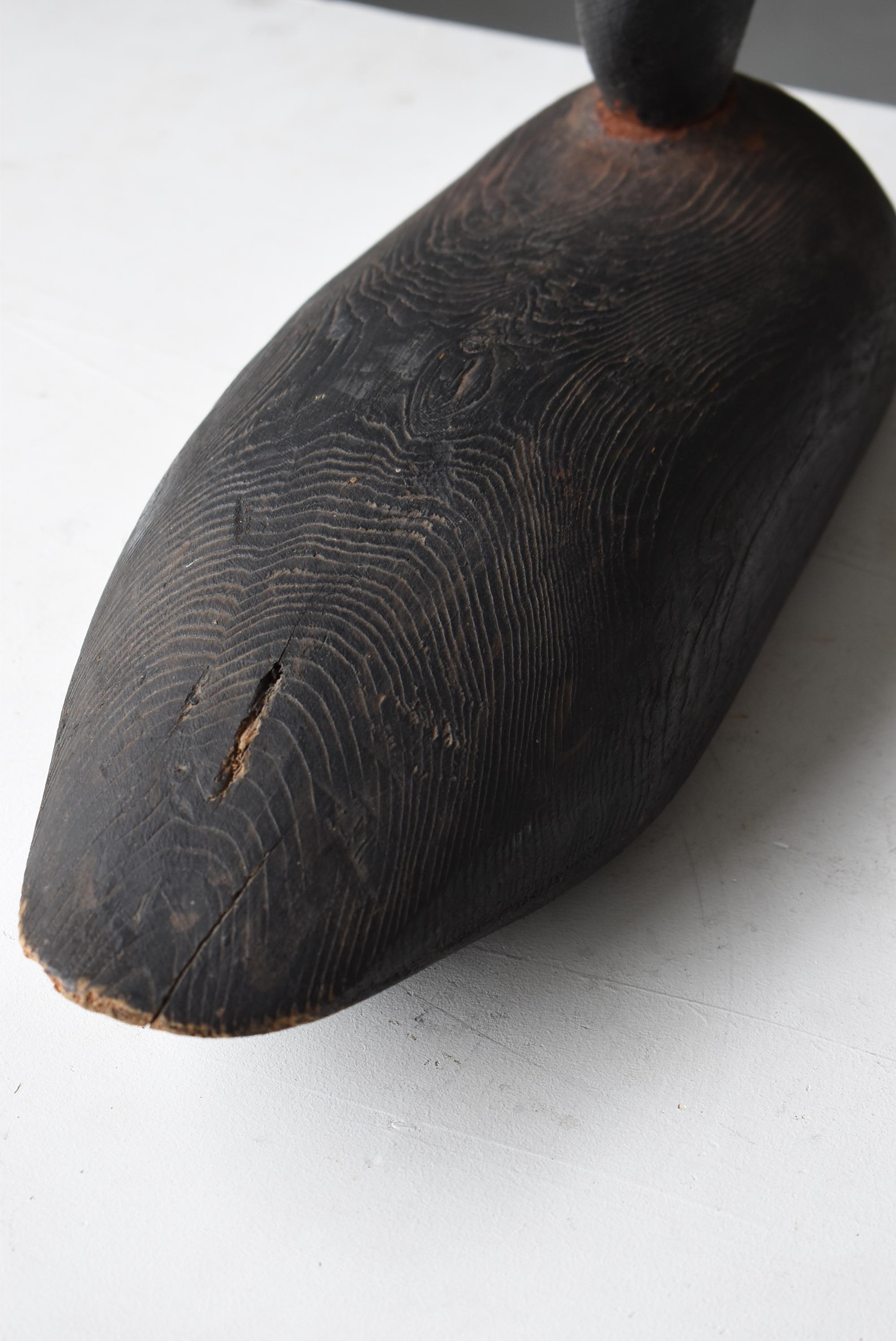 Décoyeur de canard japonaise des années 1920-1940/Objet de figurine Wabisabi en vente 4