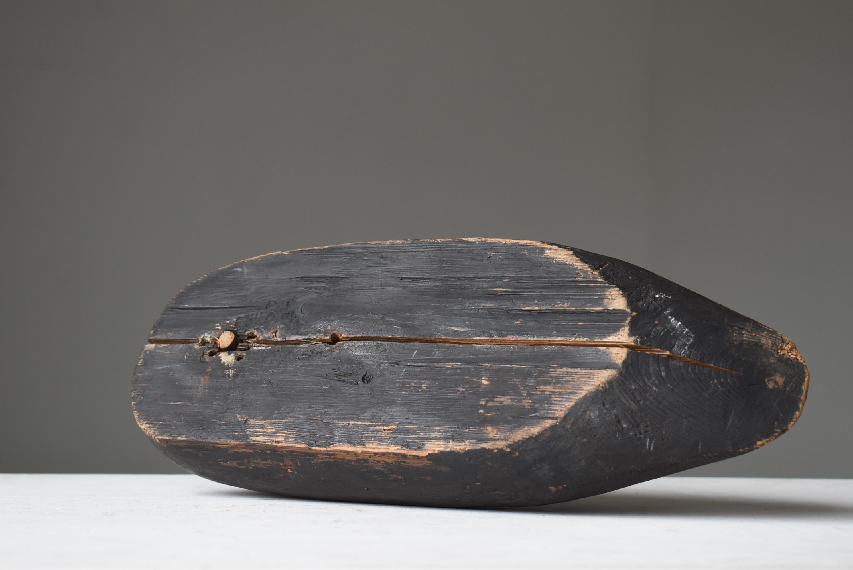 Décoyeur de canard japonaise des années 1920-1940/Objet de figurine Wabisabi en vente 5