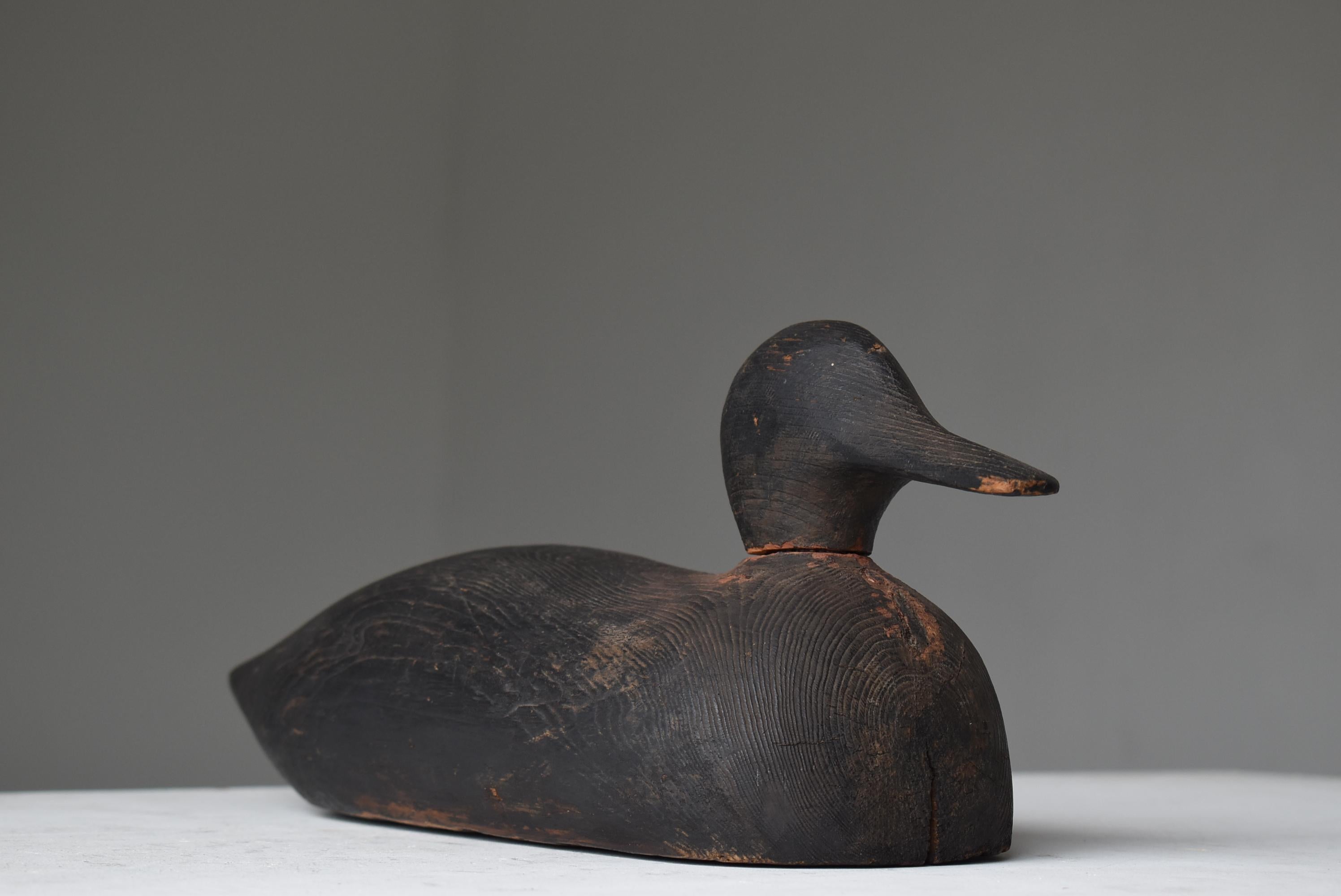 Décoyeur de canard japonaise des années 1920-1940/Objet de figurine Wabisabi en vente 6