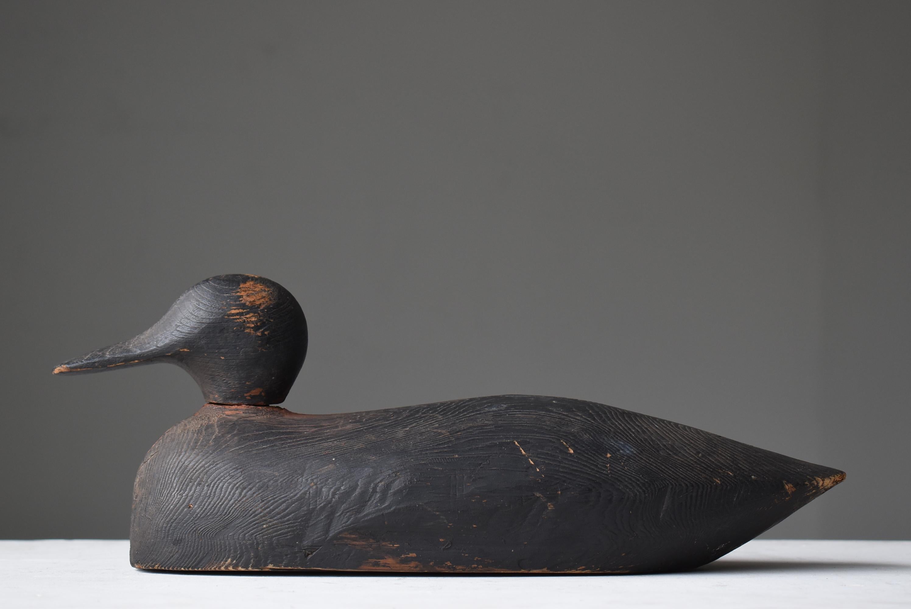 Décoyeur de canard japonaise des années 1920-1940/Objet de figurine Wabisabi en vente 8