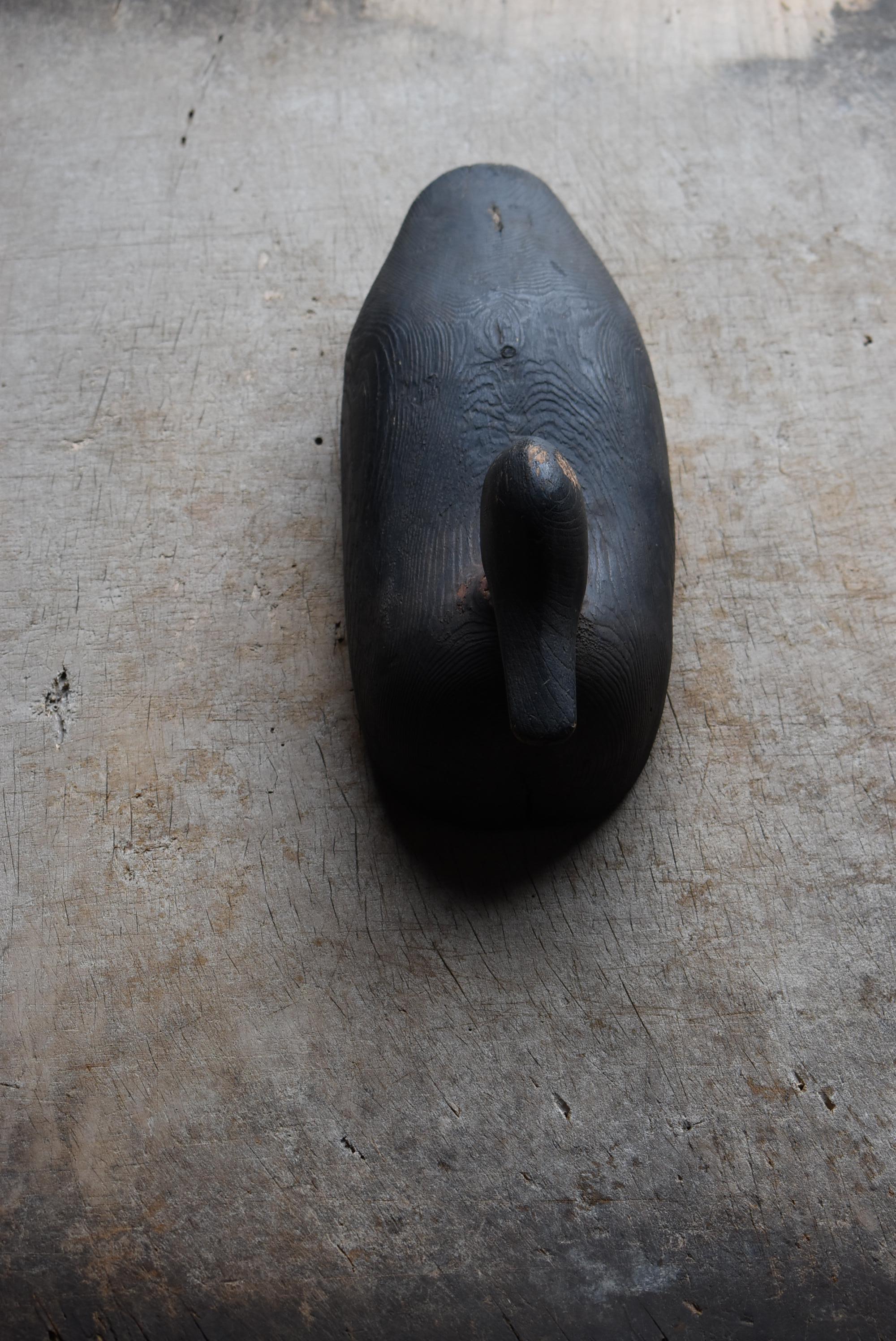 Décoyeur de canard japonaise des années 1920-1940/Objet de figurine Wabisabi en vente 9