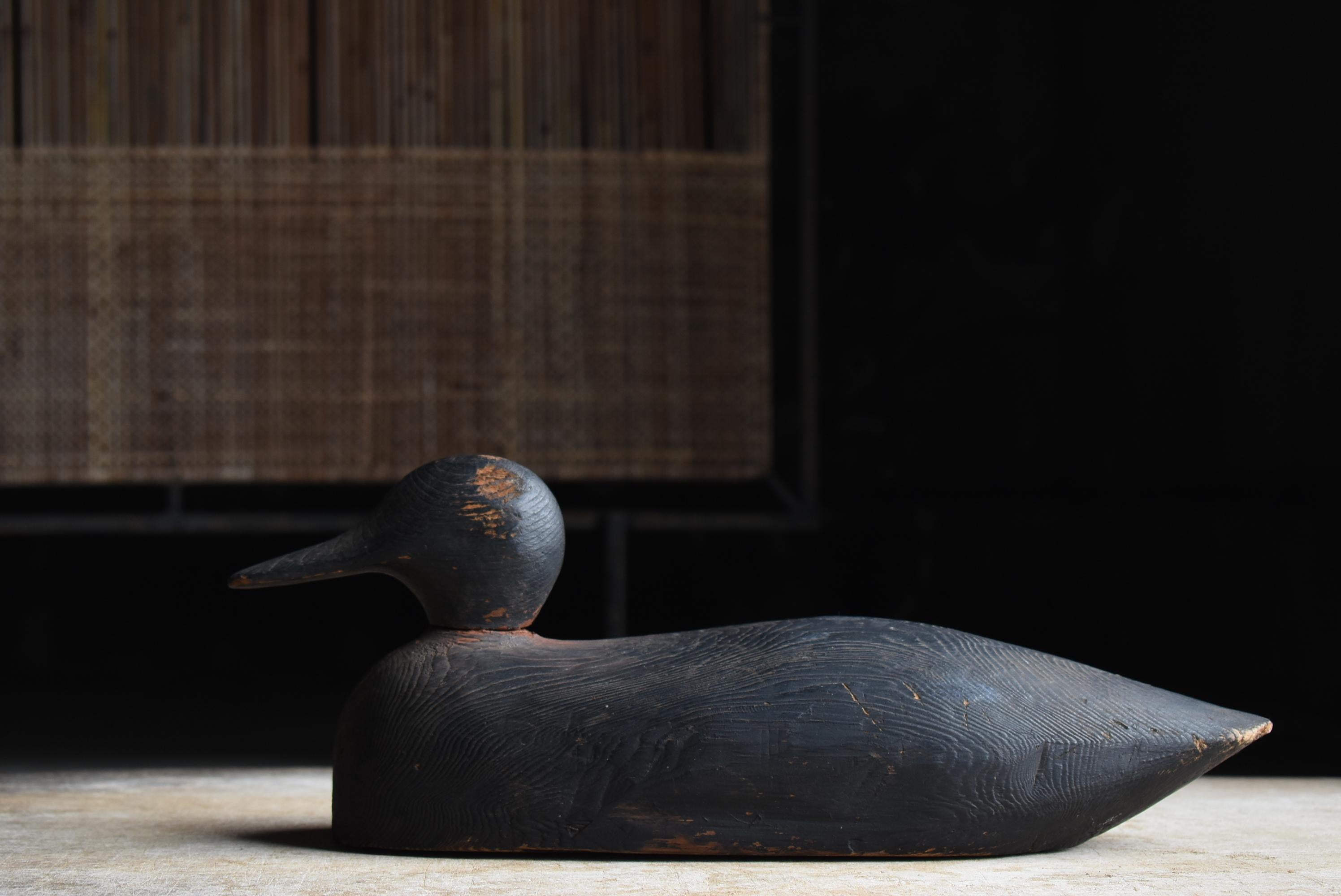 Showa Décoyeur de canard japonaise des années 1920-1940/Objet de figurine Wabisabi en vente
