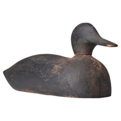 Japanese Antique Duck Decoy 1920s-1940s / Figurine Object Wabisabi