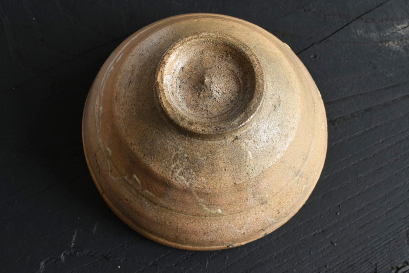 Ciotola da tè antica giapponese in terracotta/periodo Edo/1700-1800/'Hagi Ware' in vendita 9