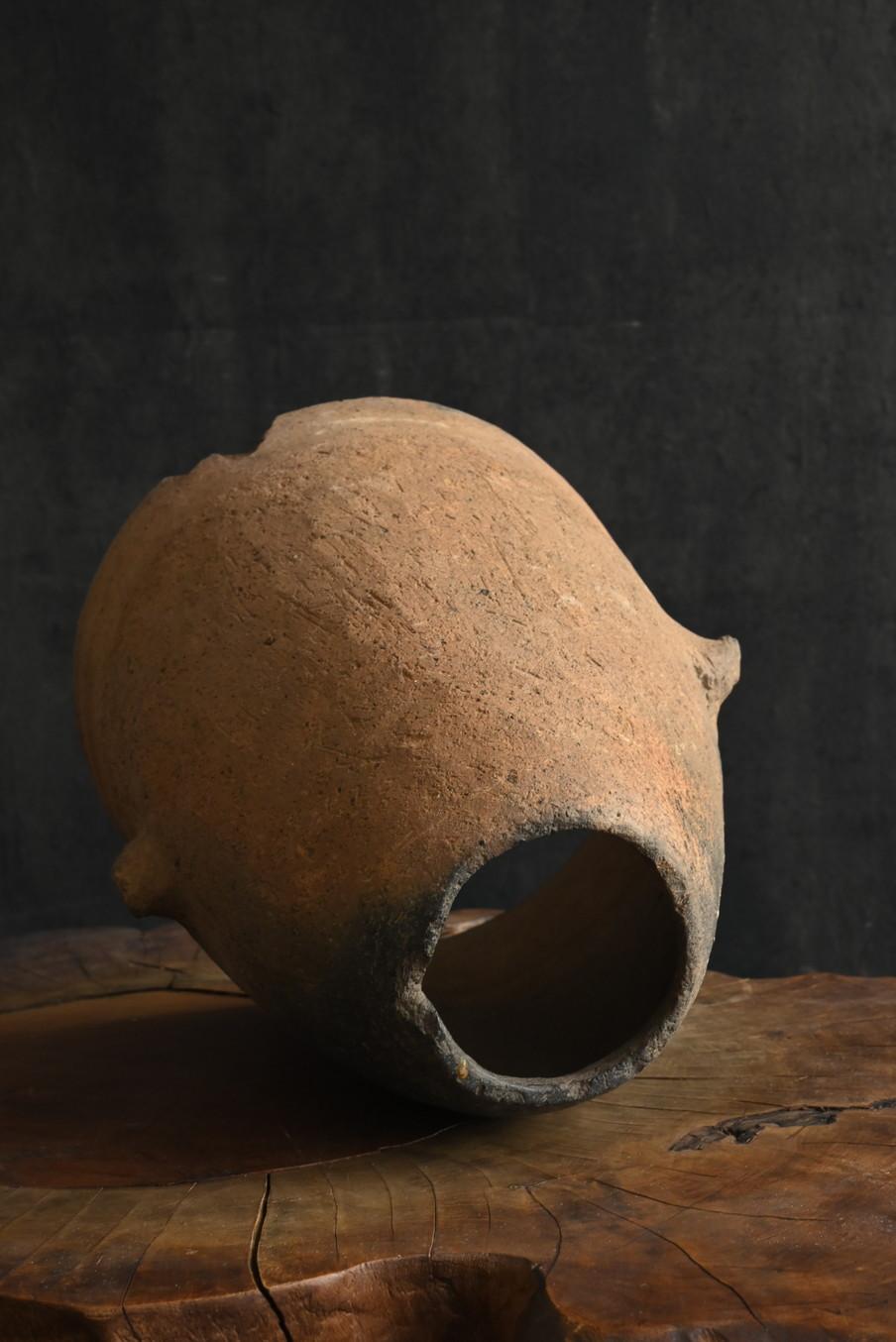 Vaisselle japonaise ancienne/objetsWabi-sabi/ poterie non émaillée en vente 5