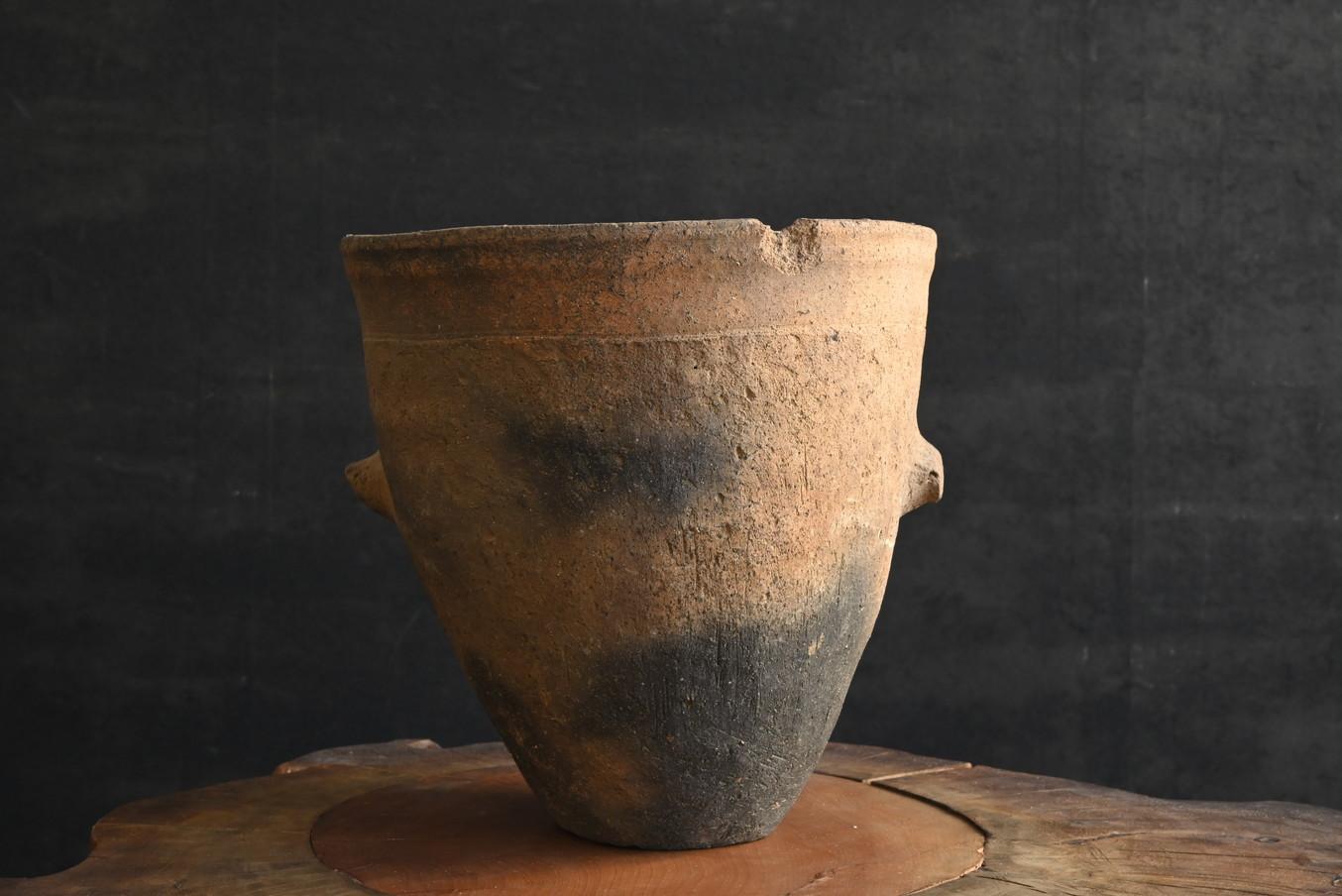 Japonais Vaisselle japonaise ancienne/objetsWabi-sabi/ poterie non émaillée en vente