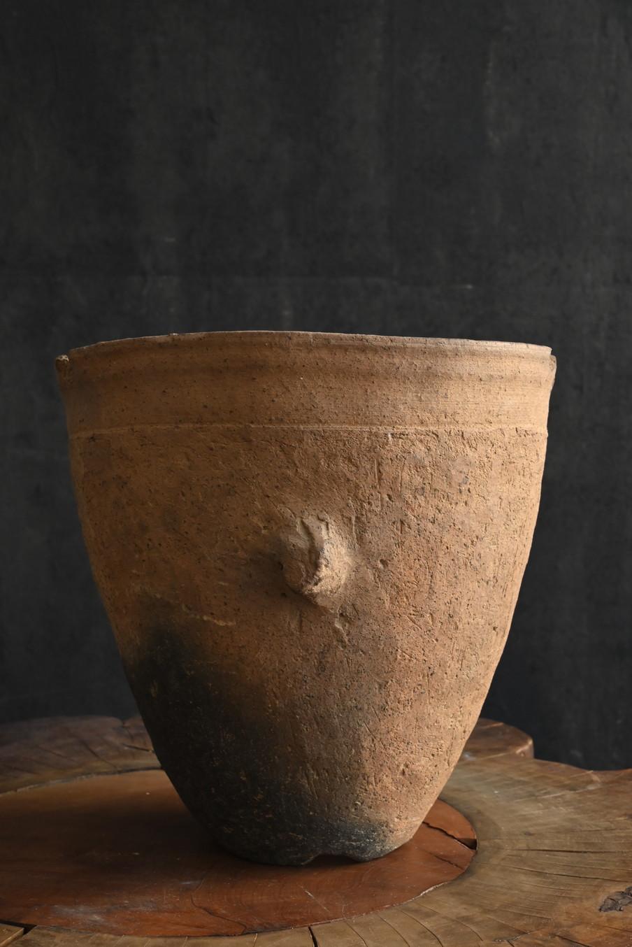 Fait main Vaisselle japonaise ancienne/objetsWabi-sabi/ poterie non émaillée en vente