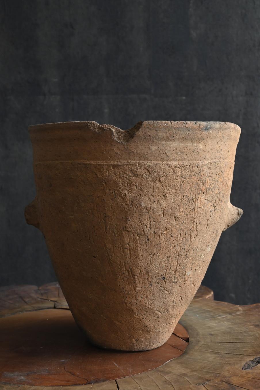 Vaisselle japonaise ancienne/objetsWabi-sabi/ poterie non émaillée Bon état - En vente à Sammu-shi, Chiba