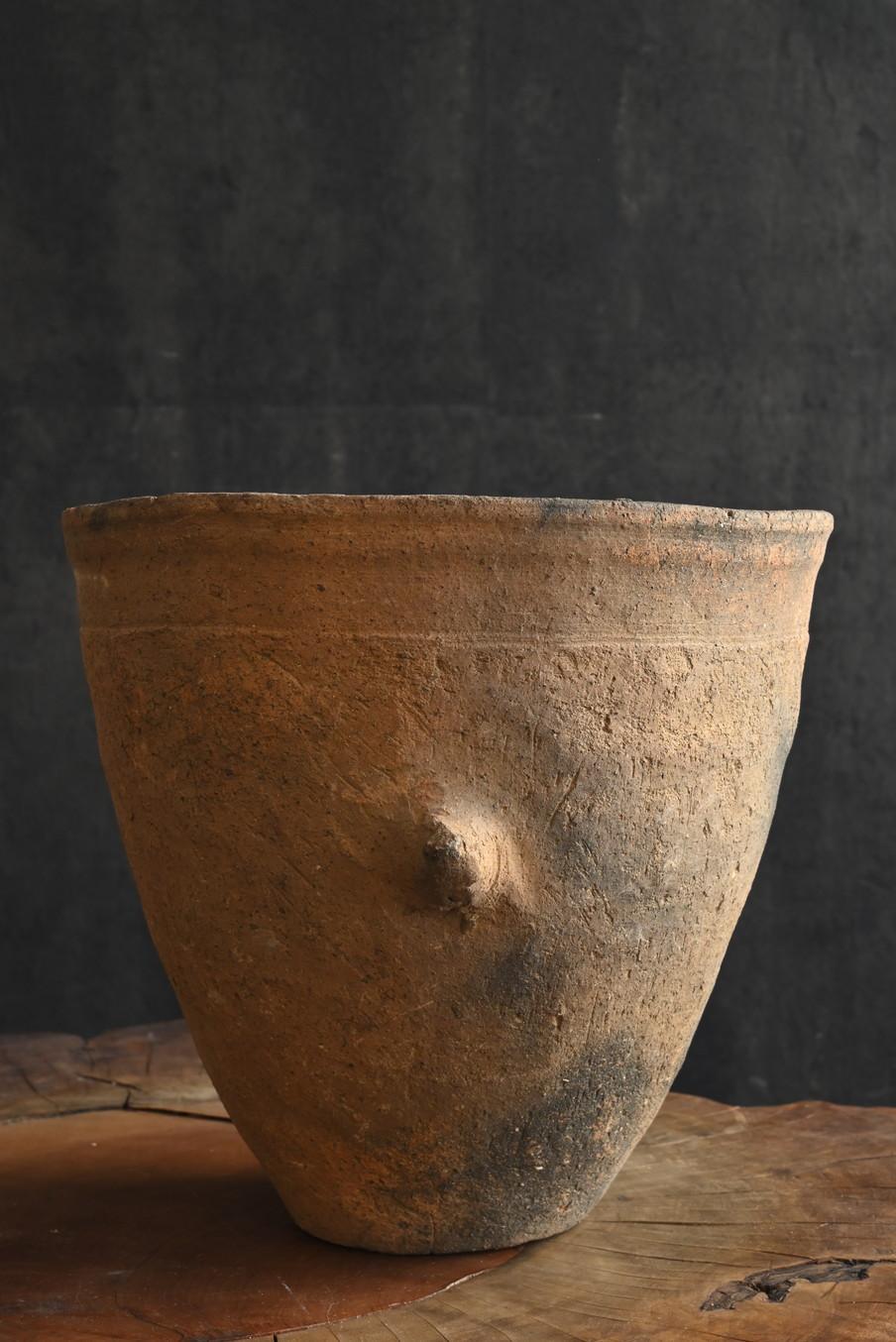 XVIIIe siècle et antérieur Vaisselle japonaise ancienne/objetsWabi-sabi/ poterie non émaillée en vente