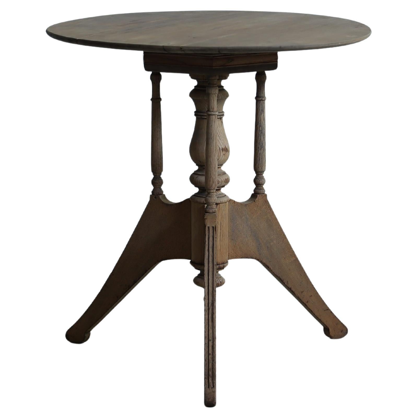 Japanese Antique Elegant Cafe Table, Wabi-sabi, Japandi