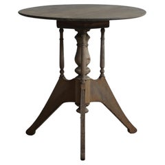 Japanese Antique Elegant Cafe Table, Wabi-sabi, Japandi